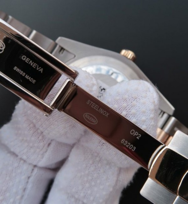 Replica Rolex Noob DateJust 126303 YG Wrapped White Dia A2824 - Elite Watch Atelier