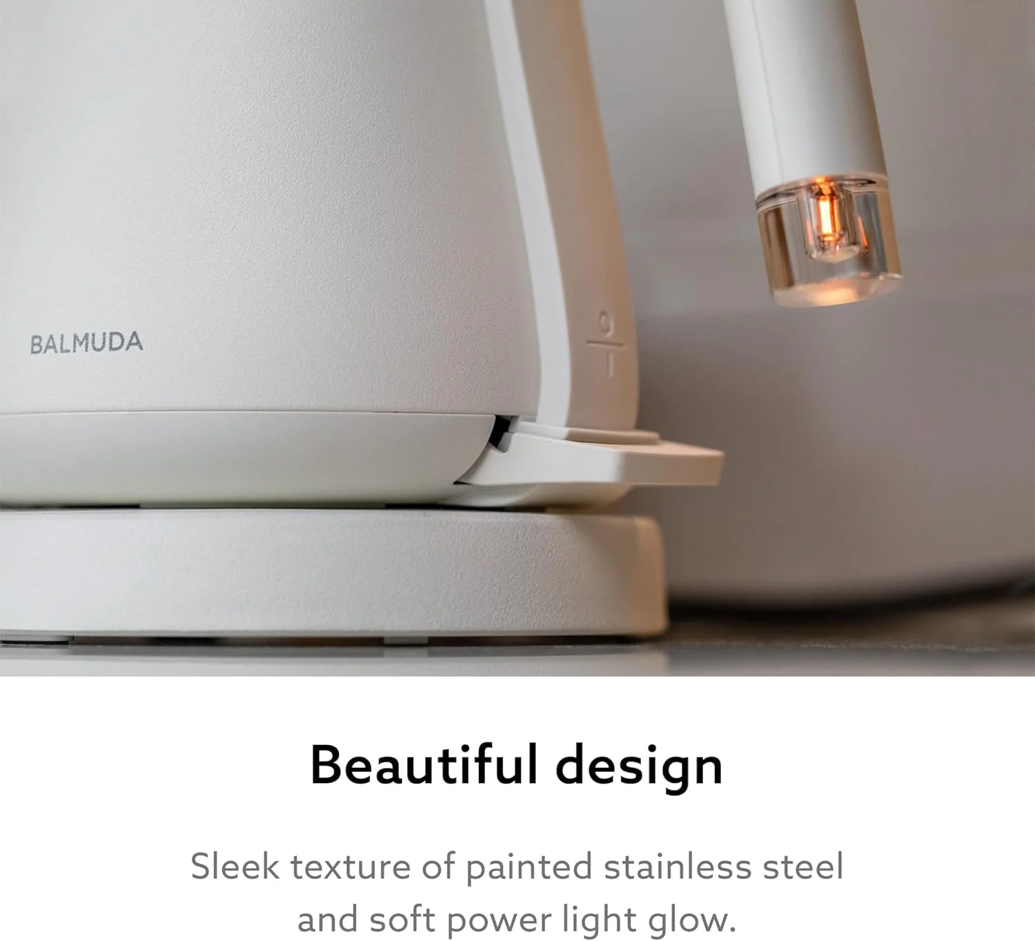 BALMUDA The Kettle | Electric Gooseneck Kettle | Lightweight | Stainless Steel | 0.6L (20fl oz) Capacity | Neon Light Indicator | Perfect for Tea and Coffee | US Version | Black - Image 12