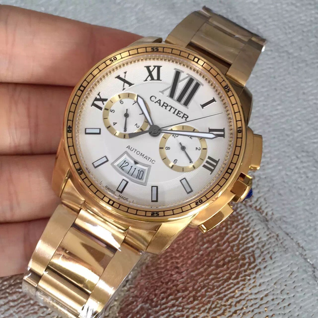 Cartier Calibre Chronograph Men's Watch(1:1 replica) - Elite Watch Atelier
