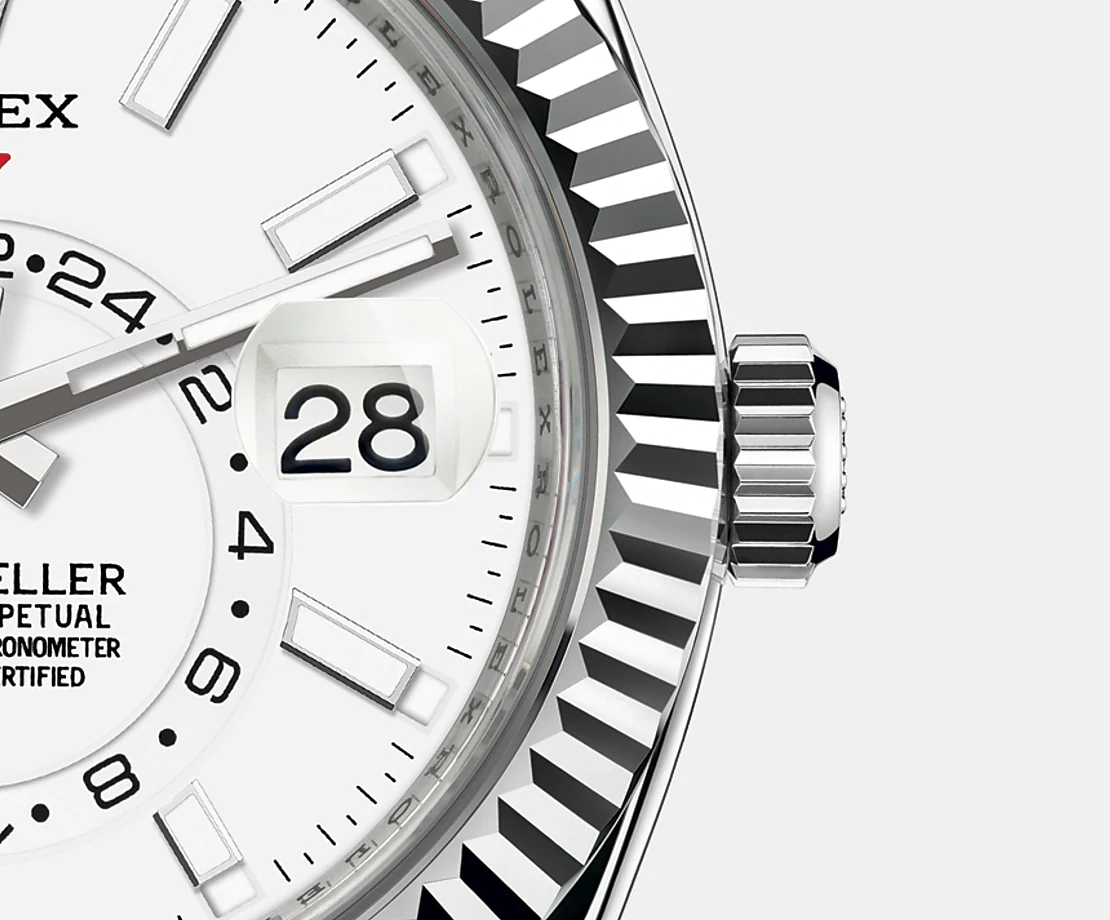 Rolex Sky-Dweller 42mm, Oystersteel and 18k White Gold, Ref# 326934-0001(1:1 replica) - Top club