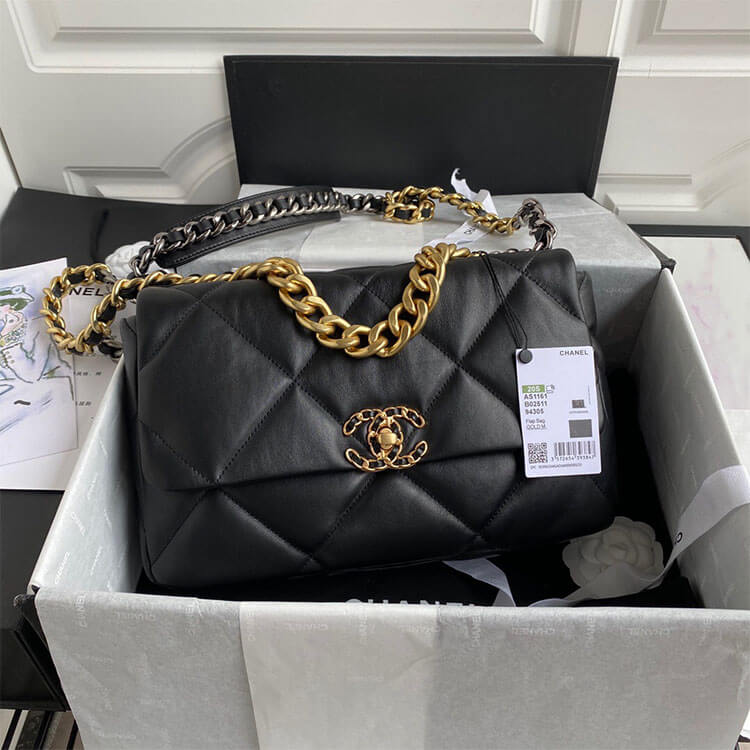 Chanel 19 Large Handbag1:1High-quality replica