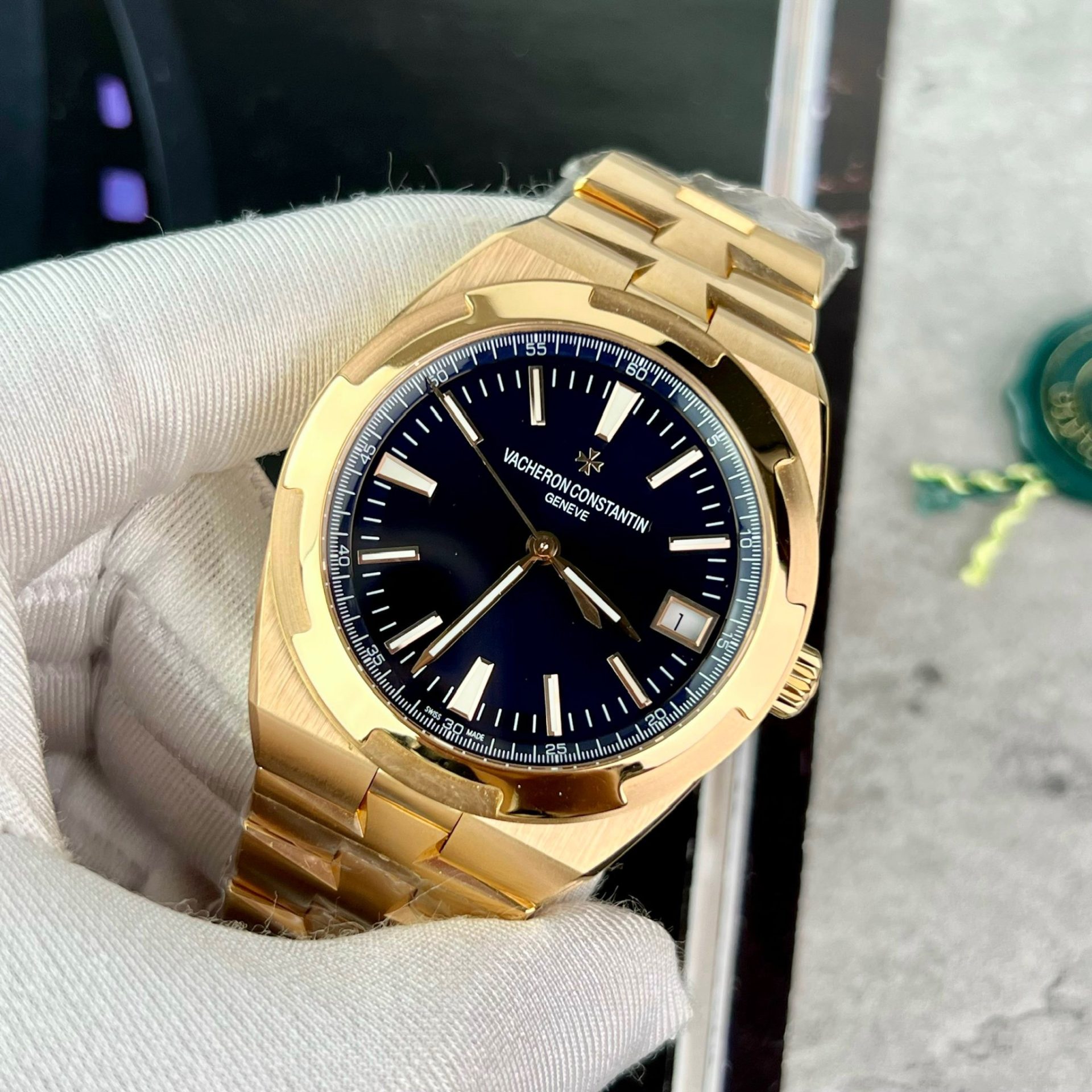 Vacheron Constantin Replica 1:1 Watch Overseas 4500V Blue Dial PPF Factory 41mm - Top club