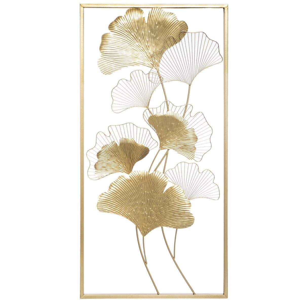 Wall decoration"Adrian" Gilt metal, 50x100 cm