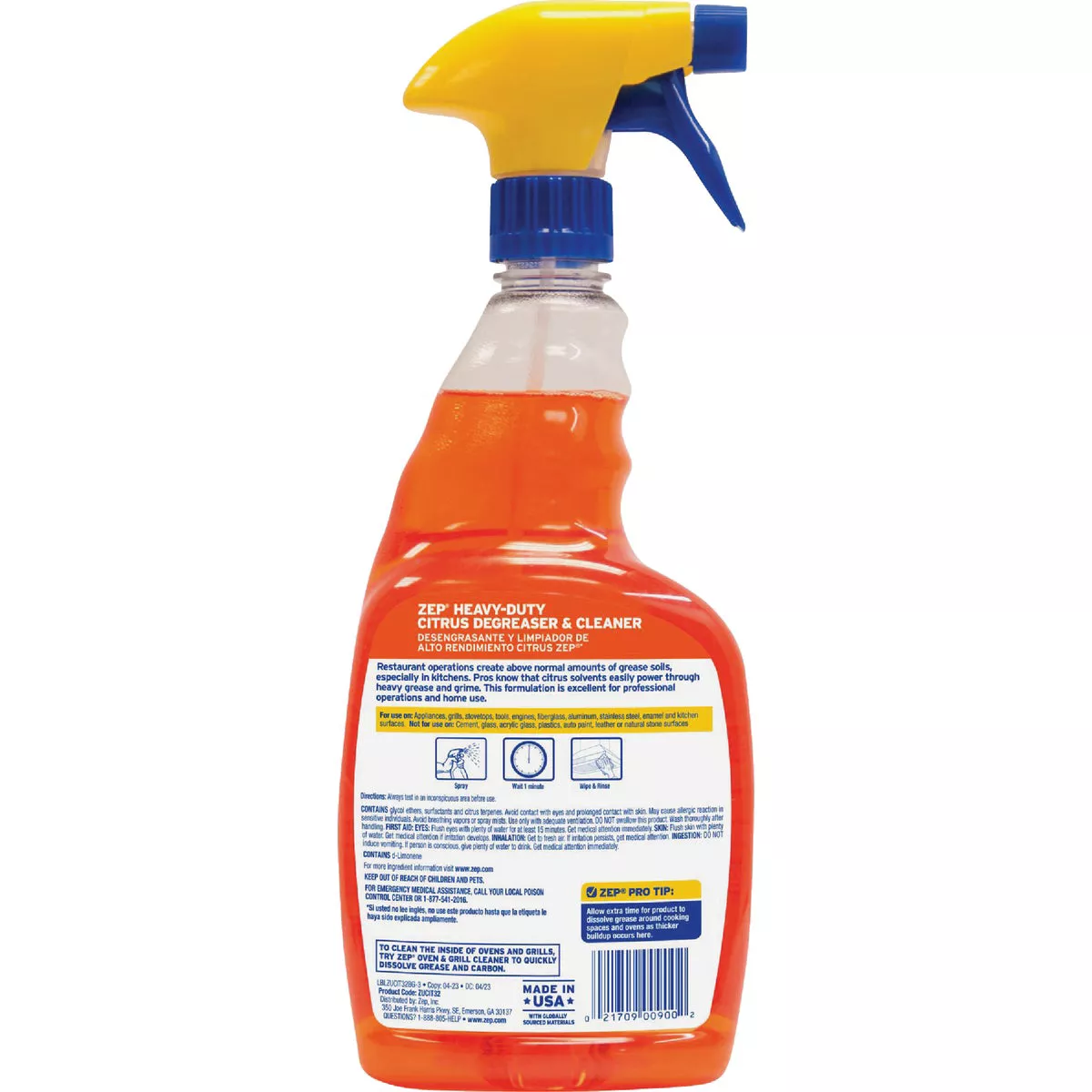 Zep 32 Oz. Citrus Liquid Cleaner & Degreaser
