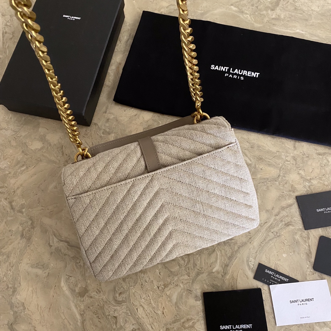 COLLEGE MEDIUM IN QUILTED LEATHER1:1High-quality replica