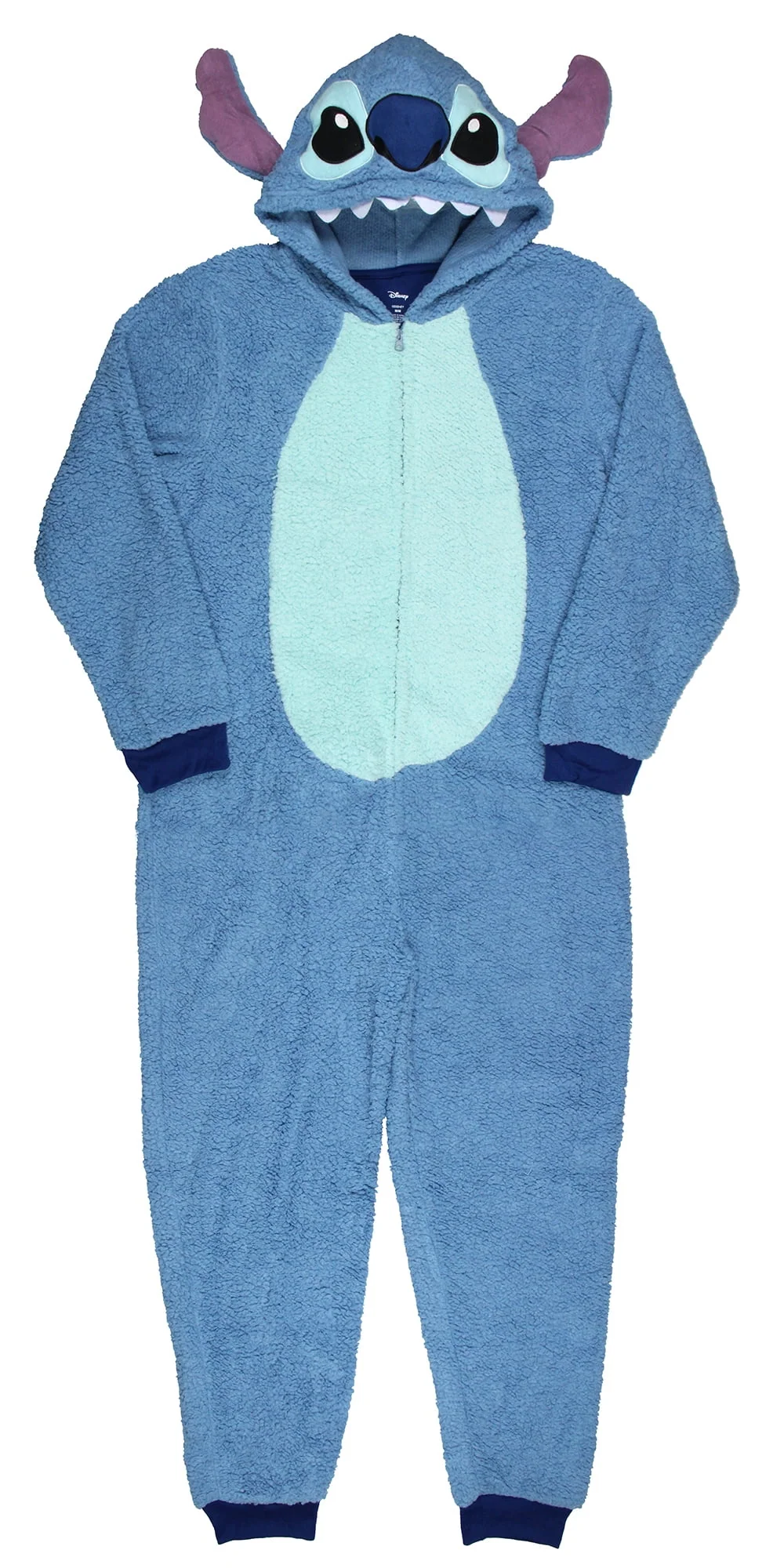 Disney Lilo And Stitch Adult Unisex Stitch Costume Sherpa Fleece One Piece Pajama Union Suit - Image 5 Disney Lilo And Stitch Adult Unisex Stitch Costume Sherpa Fleece One Piece Pajama Union Suit - Image 5