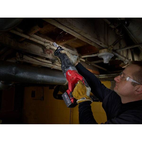 M18 18V Lithium-Ion Cordless SAWZALL Reciprocating Saw with Two 3.0Ah Batteries - Image 10