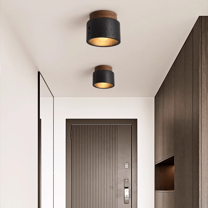 NatuurLicht – Stenen Plafondlamp – Stijlvolle Harmonie tussen Natuur en Design