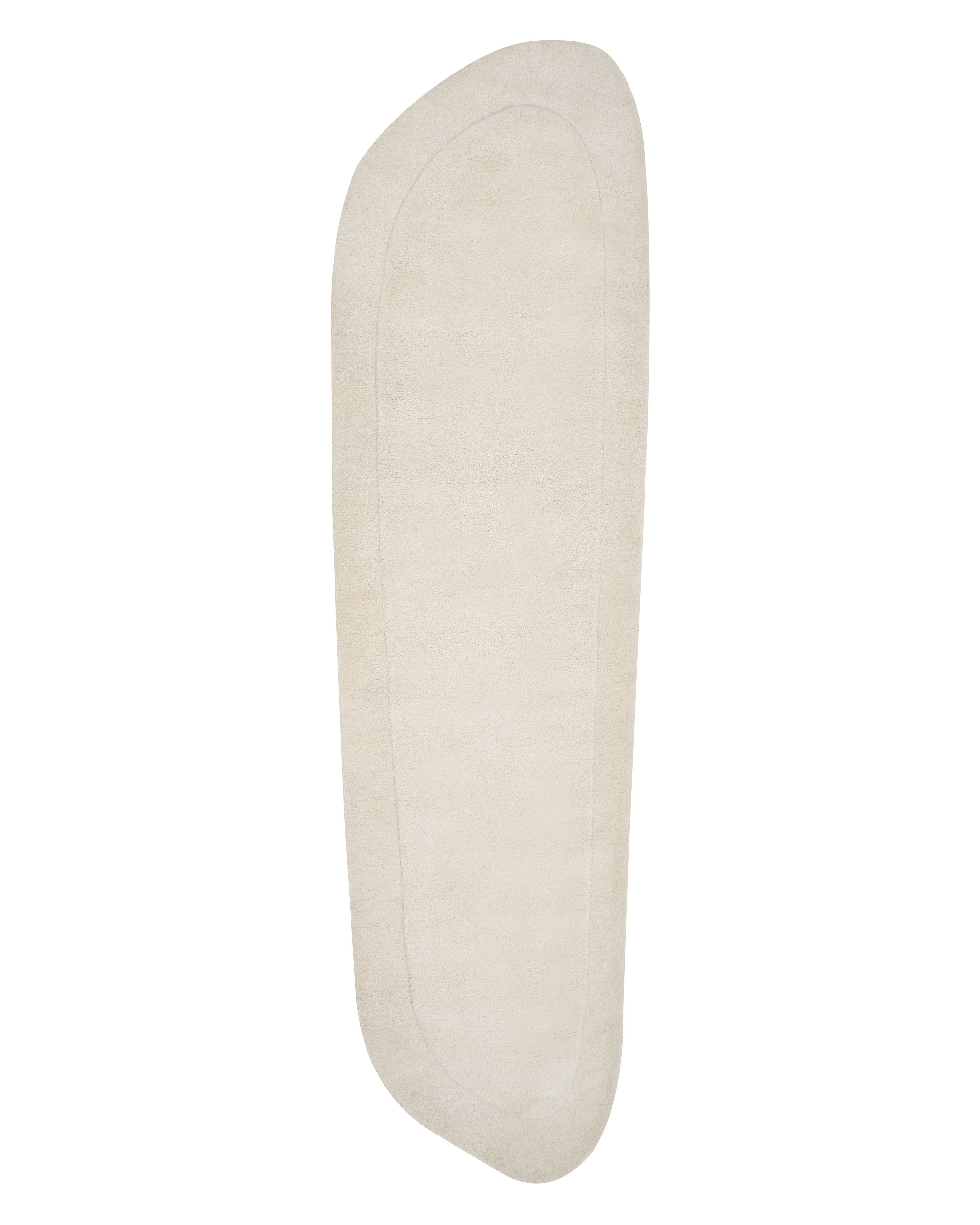 Rug BERANI Light Beige 80 x 250 cm Viscose