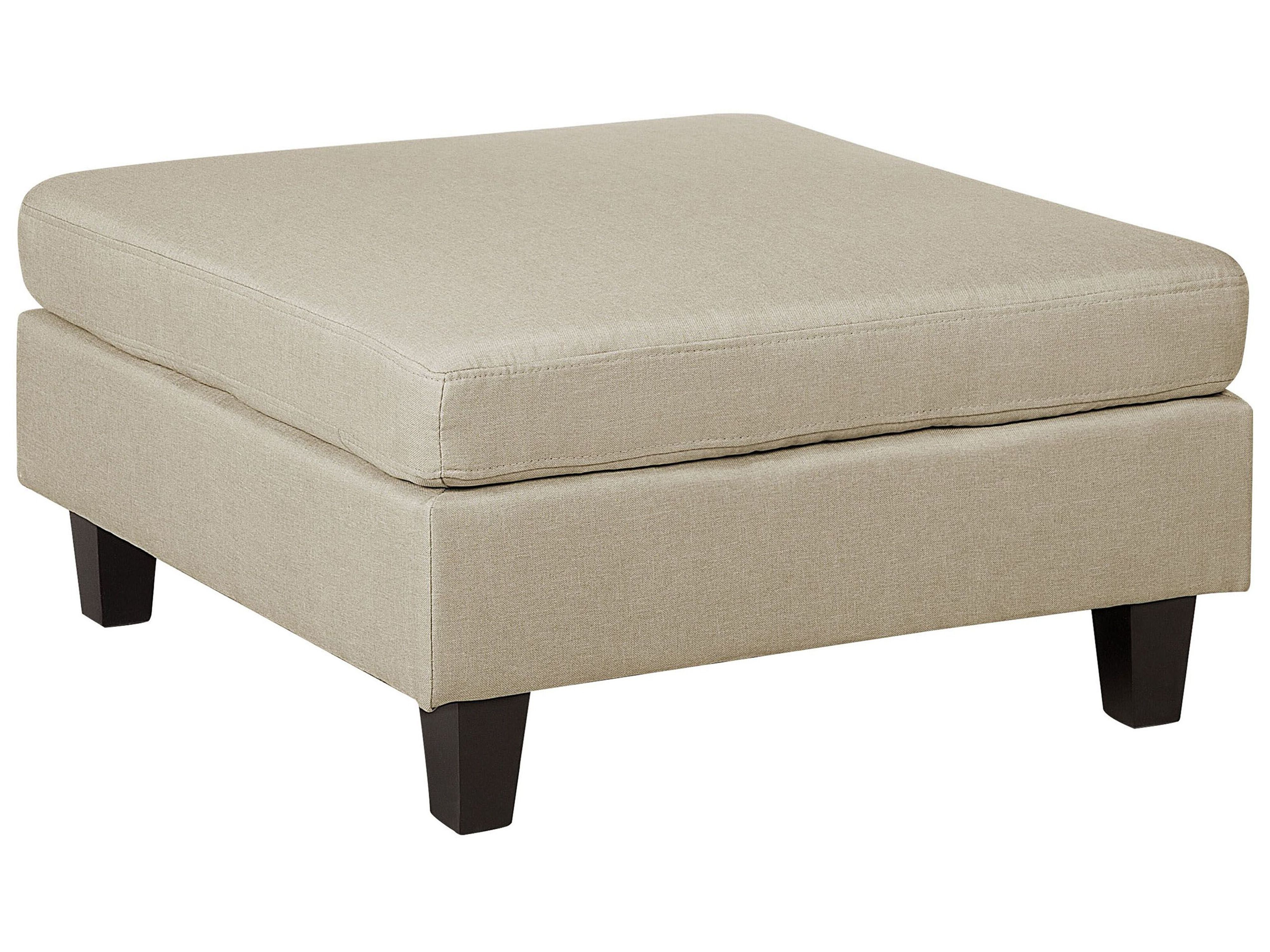 Ottoman FEVIK Fabric Beige
