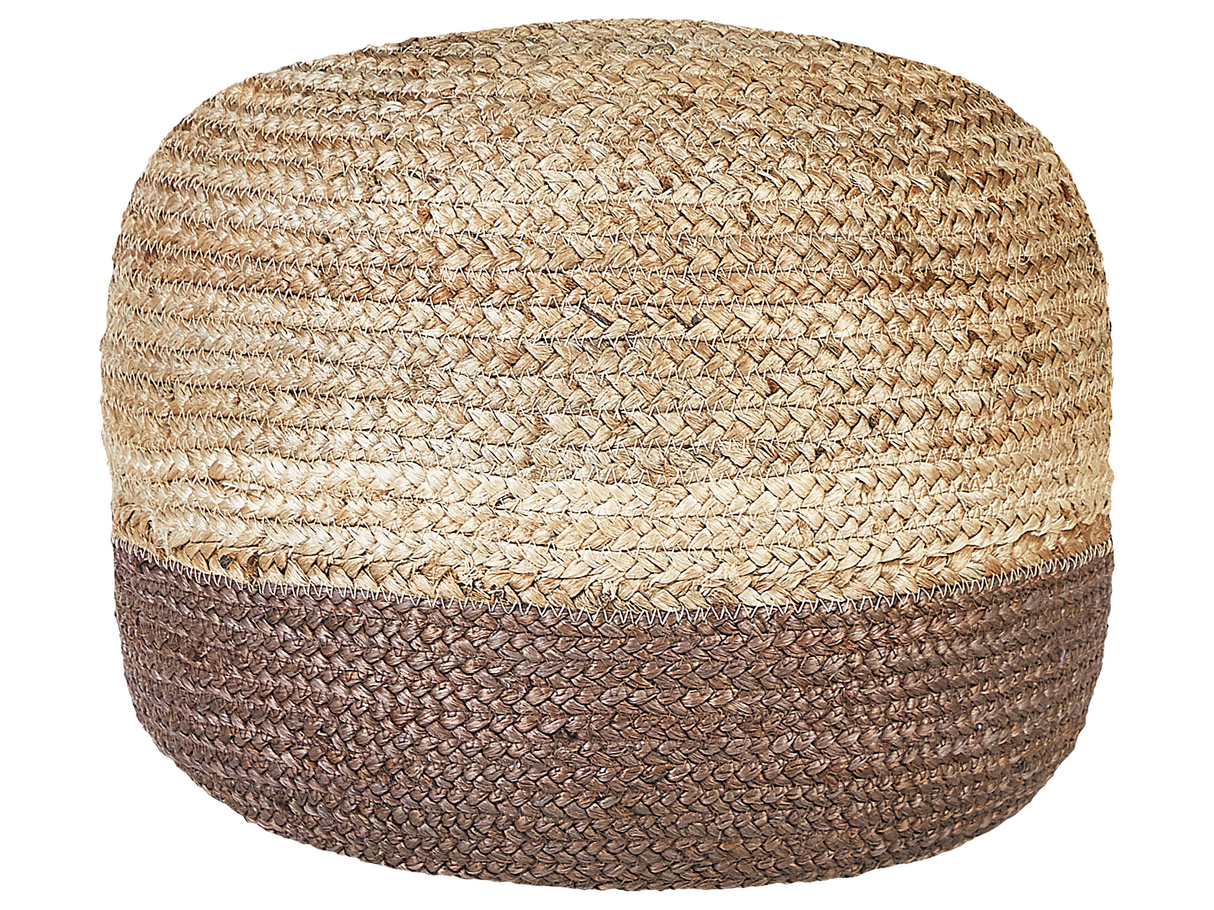 Pouffe DUKI Jute Brown