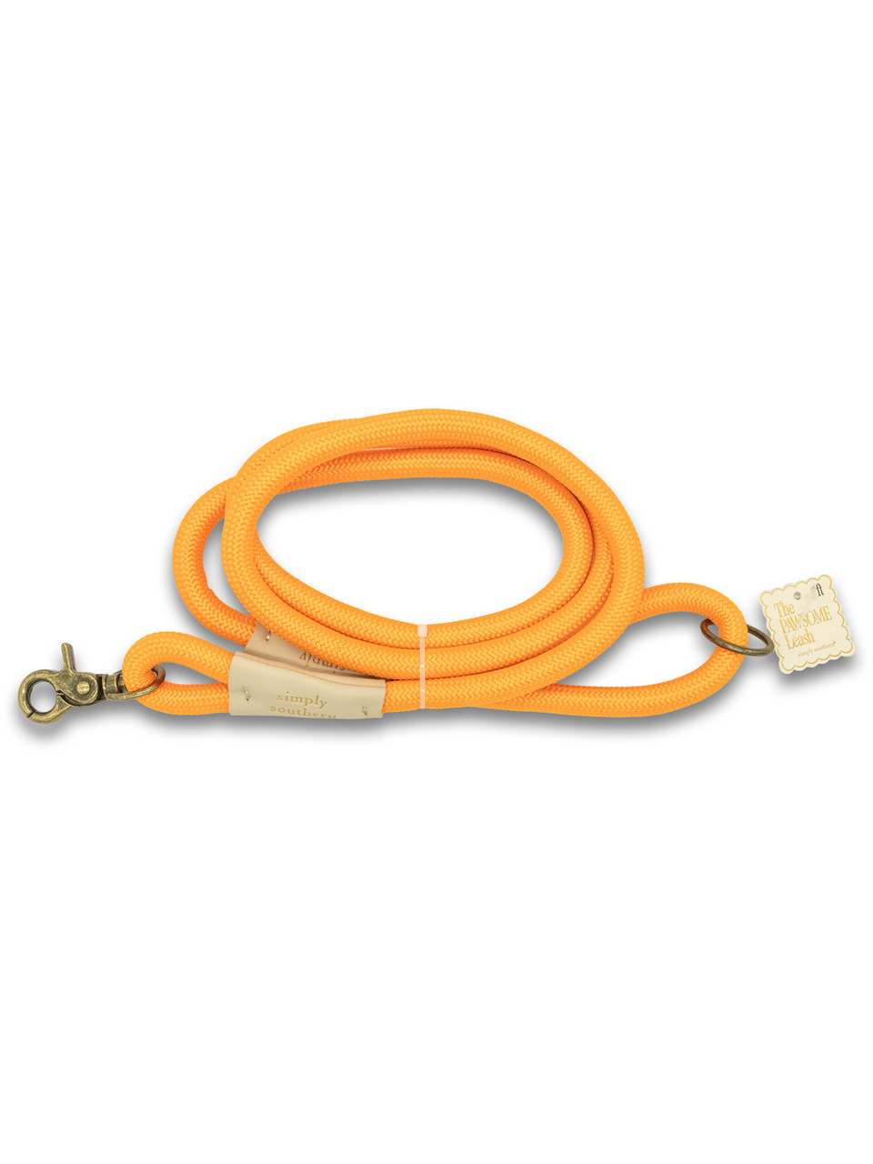 0126-PET-LEASH-ORANGE - Simply Southern Outlet