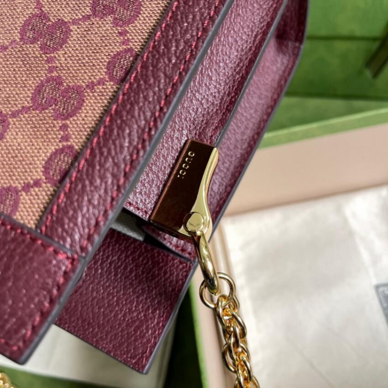Replica Gucci Ophidia Gg Small Shoulder Bag 503877 In Burgundy1:1High-quality replica