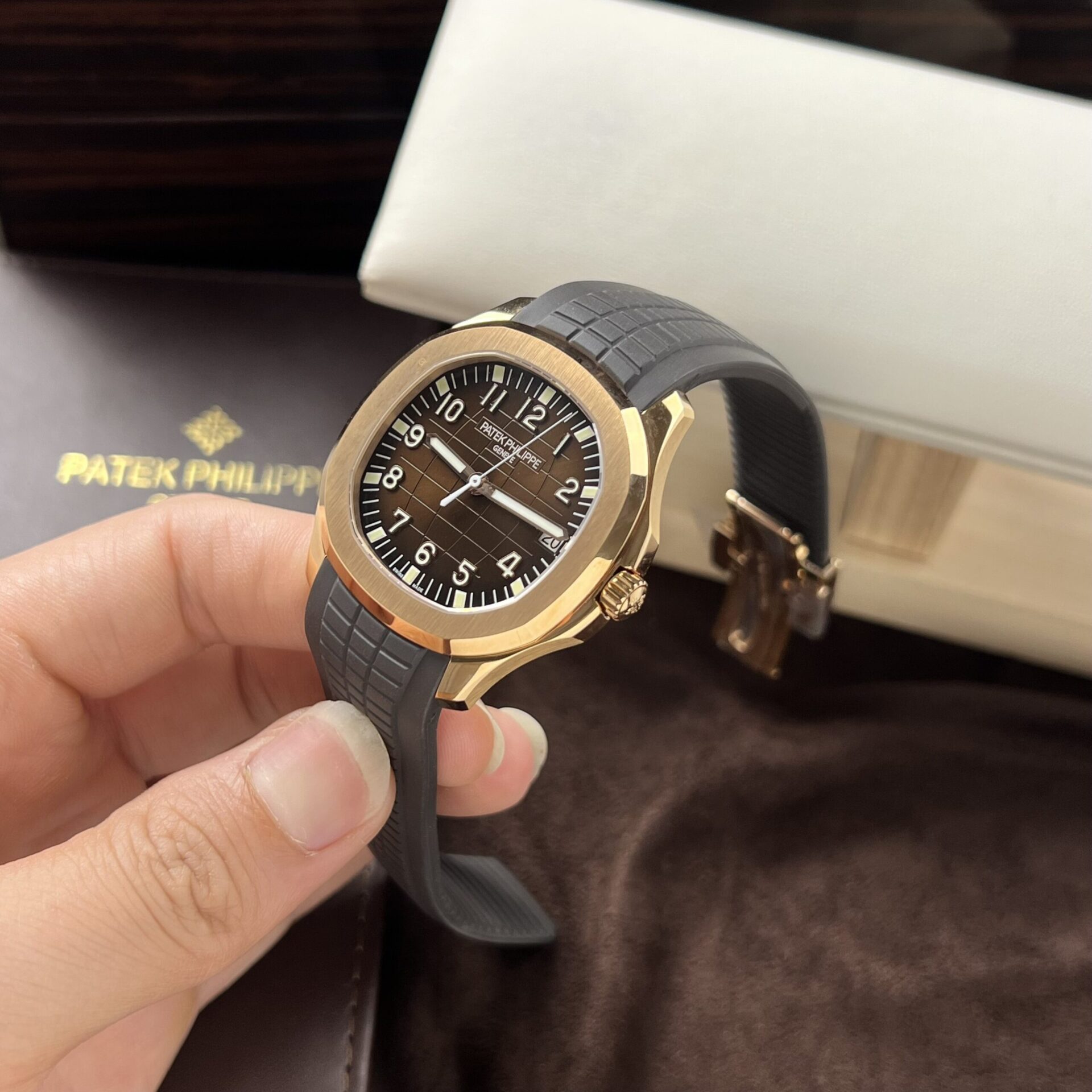 Patek Philippe Replica Watch Aquanaut 5167R Bown Dial 3K Factory 40mm - Top club