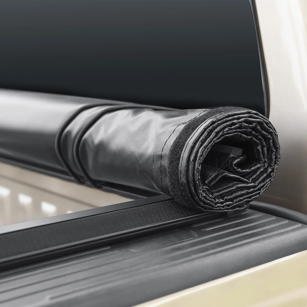 Auto Drive Soft Roll up Truck Bed Tonneau Cover Fits 1999-2006, 07 Classic Silverado / Sierra 1500 2500 HD 3500 HD 6.5FT Bed (78") - Image 3