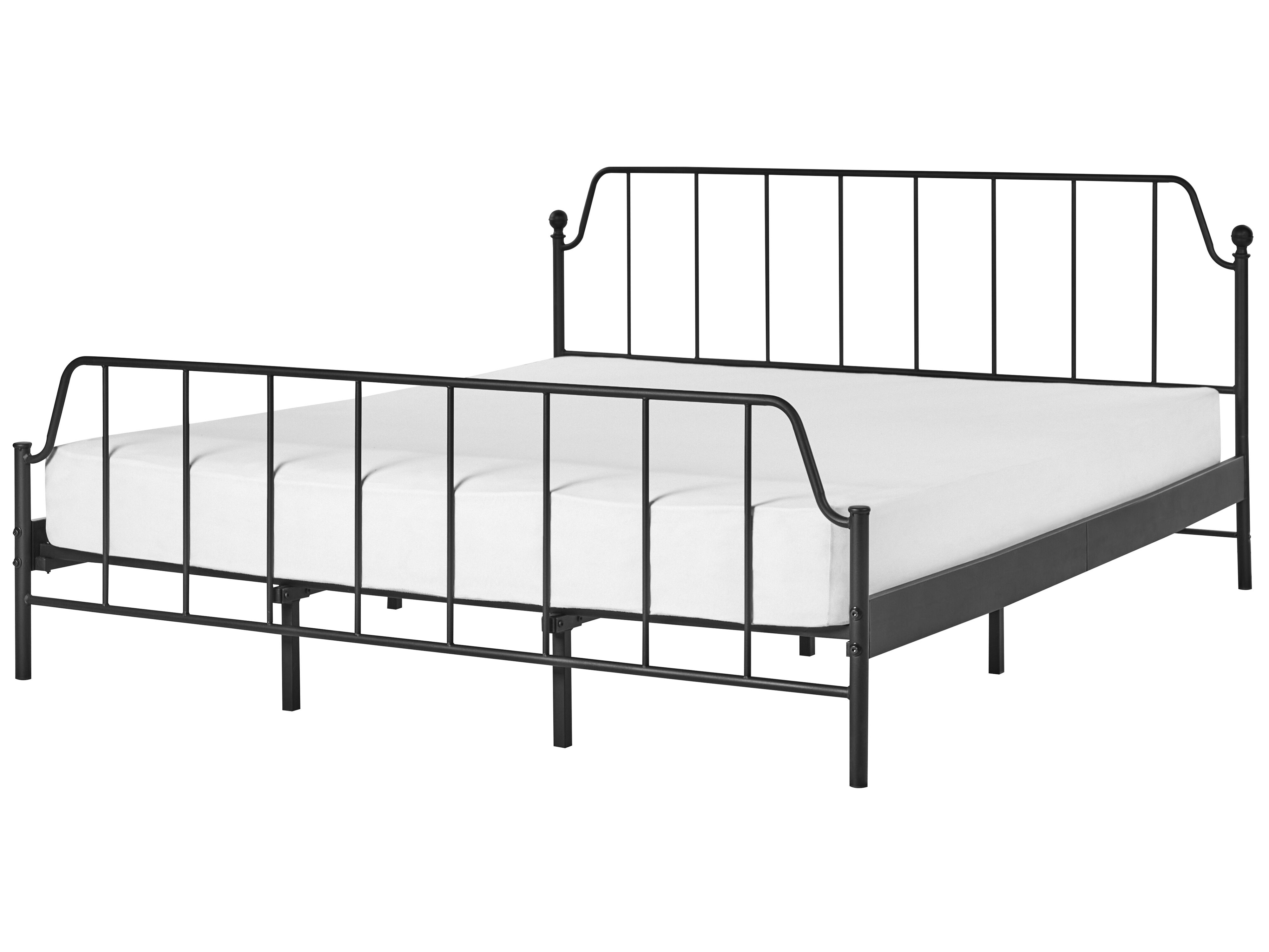 Bed Metal MAURESSAC 180 x 200 cm (EU Super King) Black