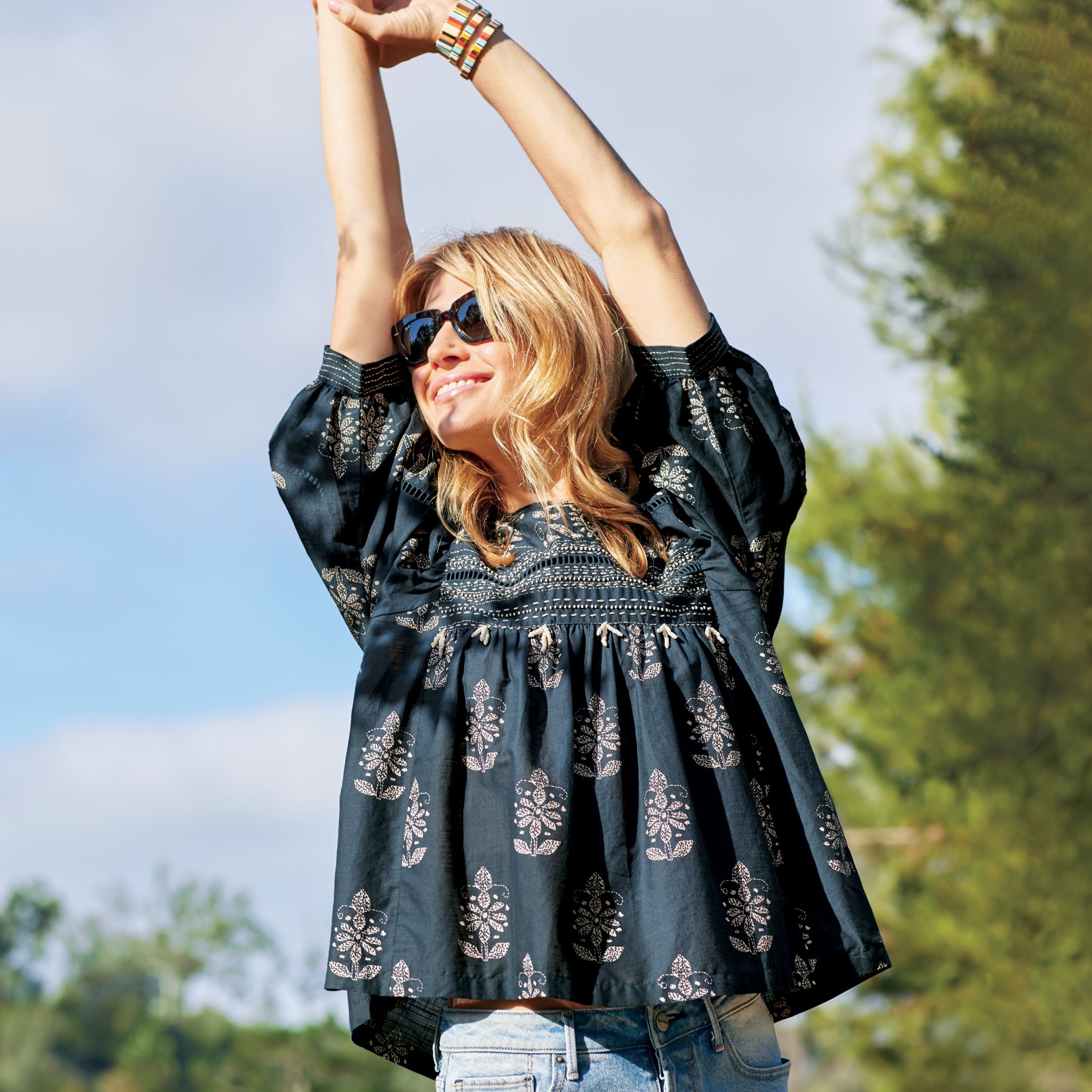 Masha Embroidered Top - Sundance Clothing