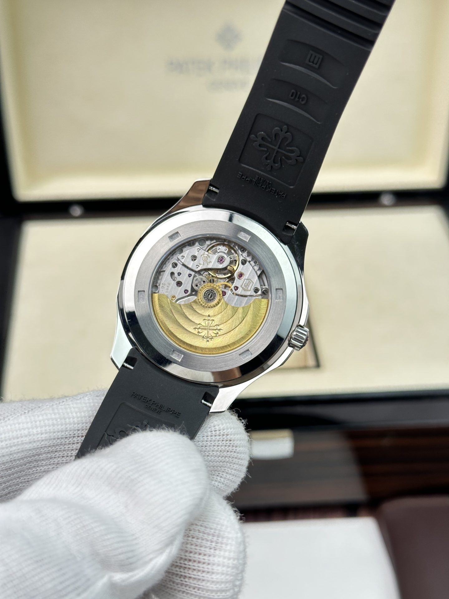 Patek Philippe Replica 1:1 Watch Aquanaut 5167A Black Dial Rubber Strap Factory 3K 40mm - Top club