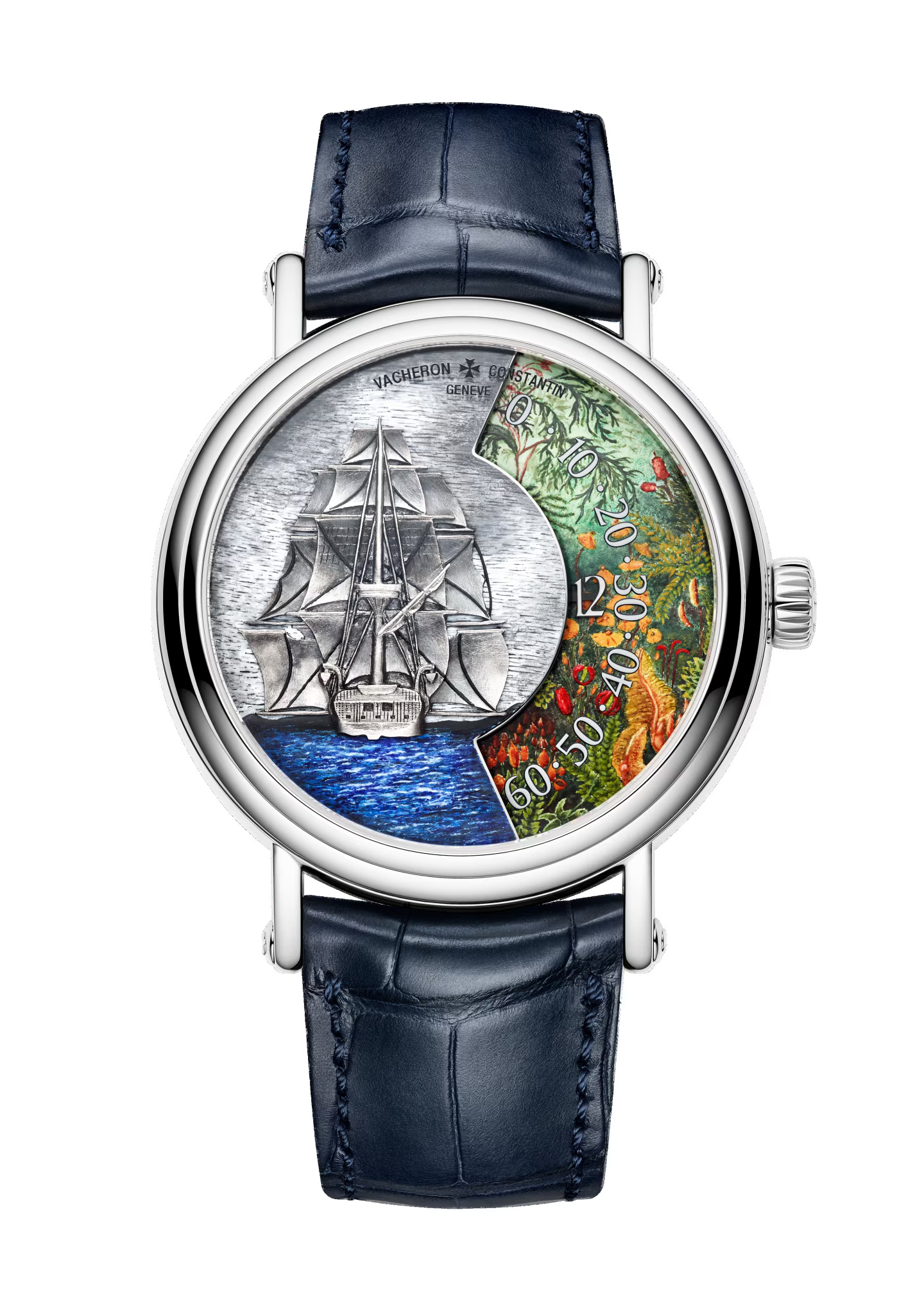 Replica Watches Fake Vacheron Constantin Metiers d'Art Tribute to Explorer Naturalists – Detroit de Magellan Limited edition 41 MM PINK GOLD(1:1 replica) - House of Replica