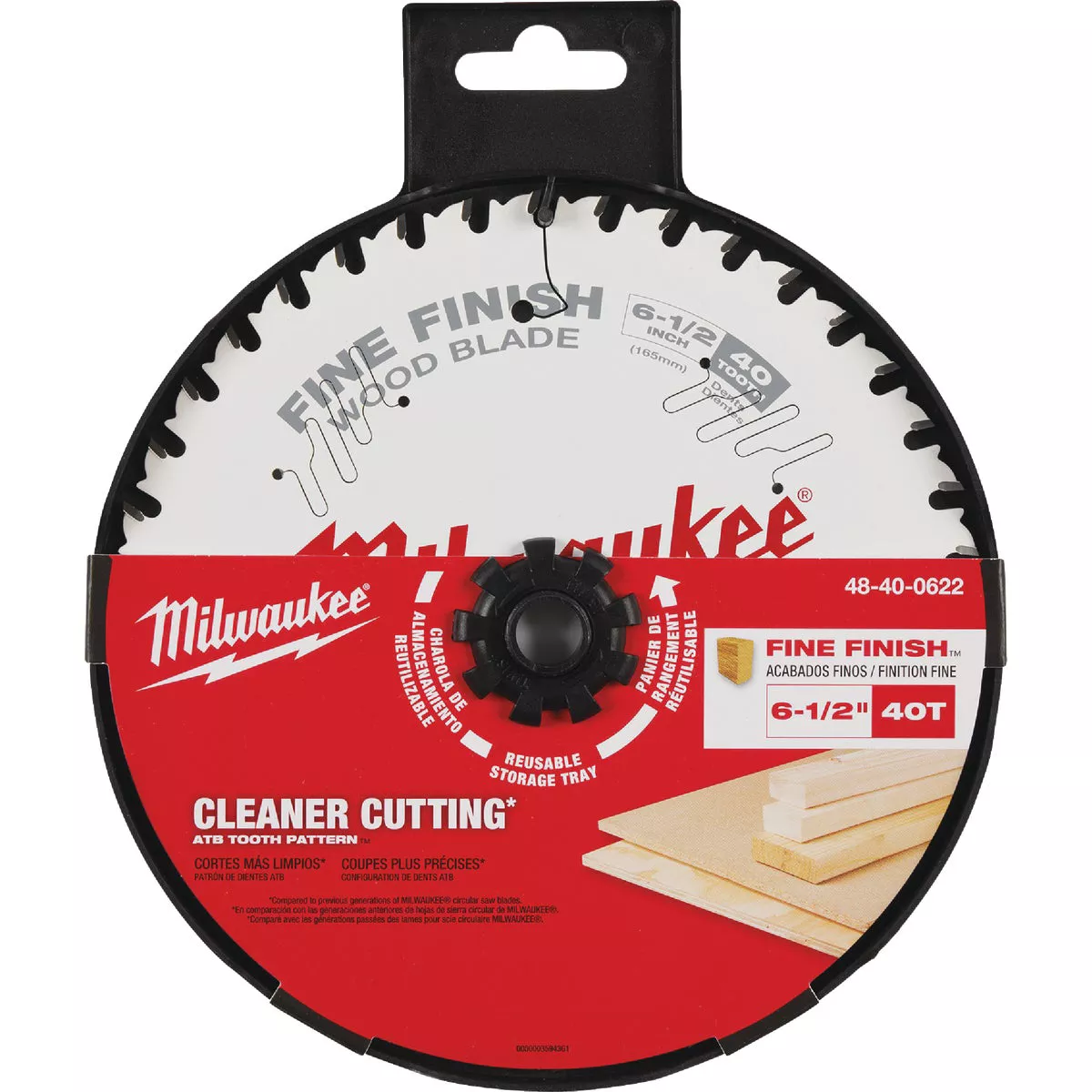 Milwaukee 6-1/2 In. 40-Tooth Fine Finish Circular Saw Blade