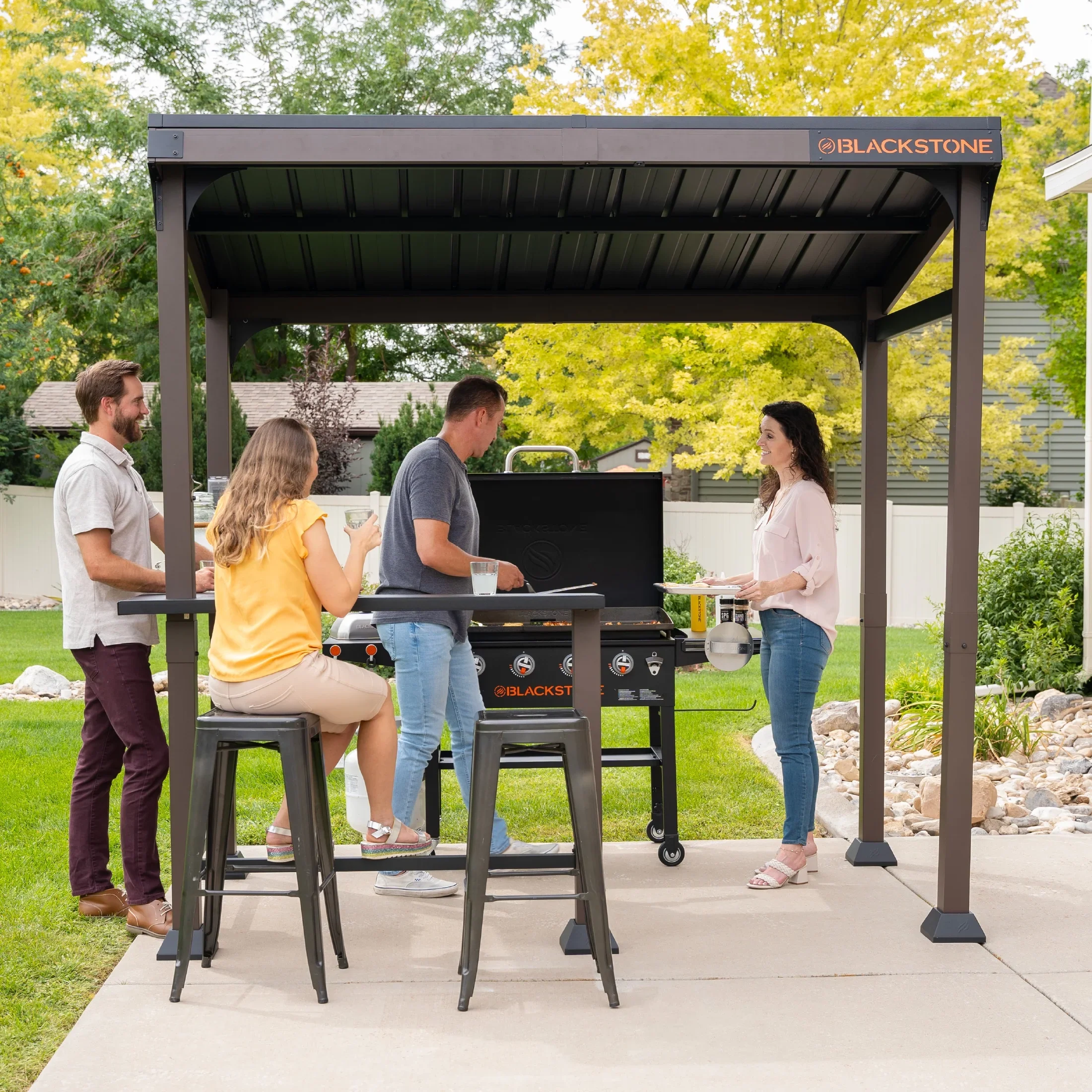 Blackstone Outdoor Griddle/Grill Pavilion, 5' x 8' - 6001 - Image 3 Blackstone Outdoor Griddle/Grill Pavilion, 5' x 8' - 6001 - Image 3