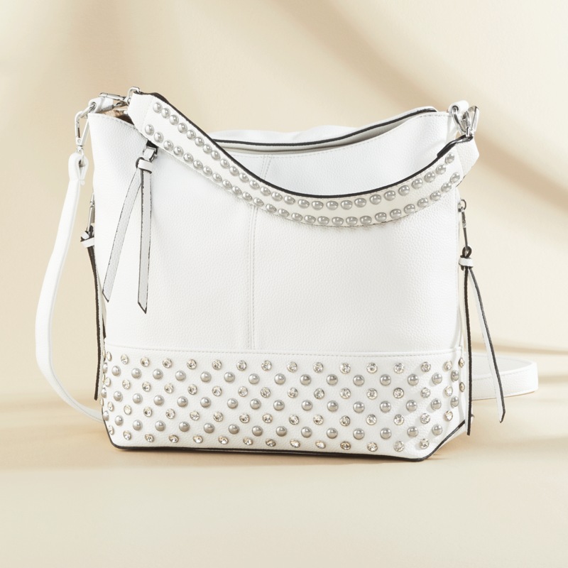 Studded Hobo Bag - MIDNIGHT VELVET CATALOG