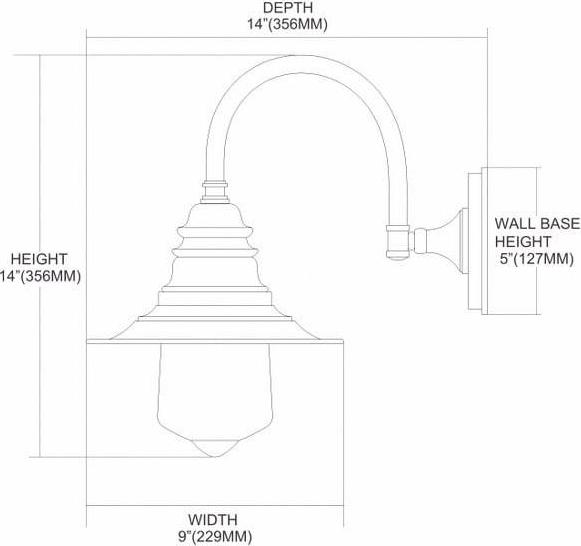 Elk Home 9-Inch Wide Insulator Glass Sconce. Transitional-Oiled Bronze