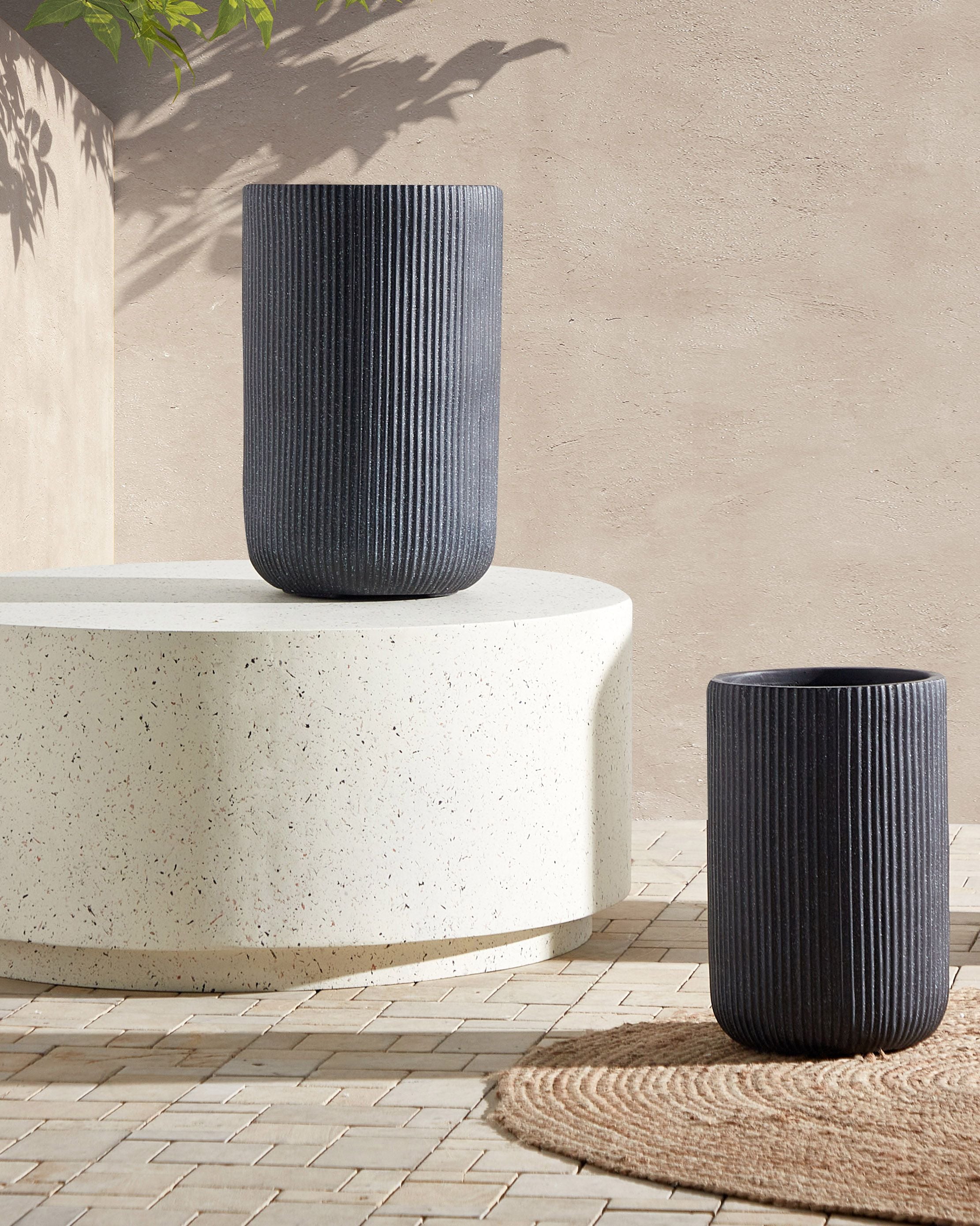 Plant Pot EANTIO 30 cm Black