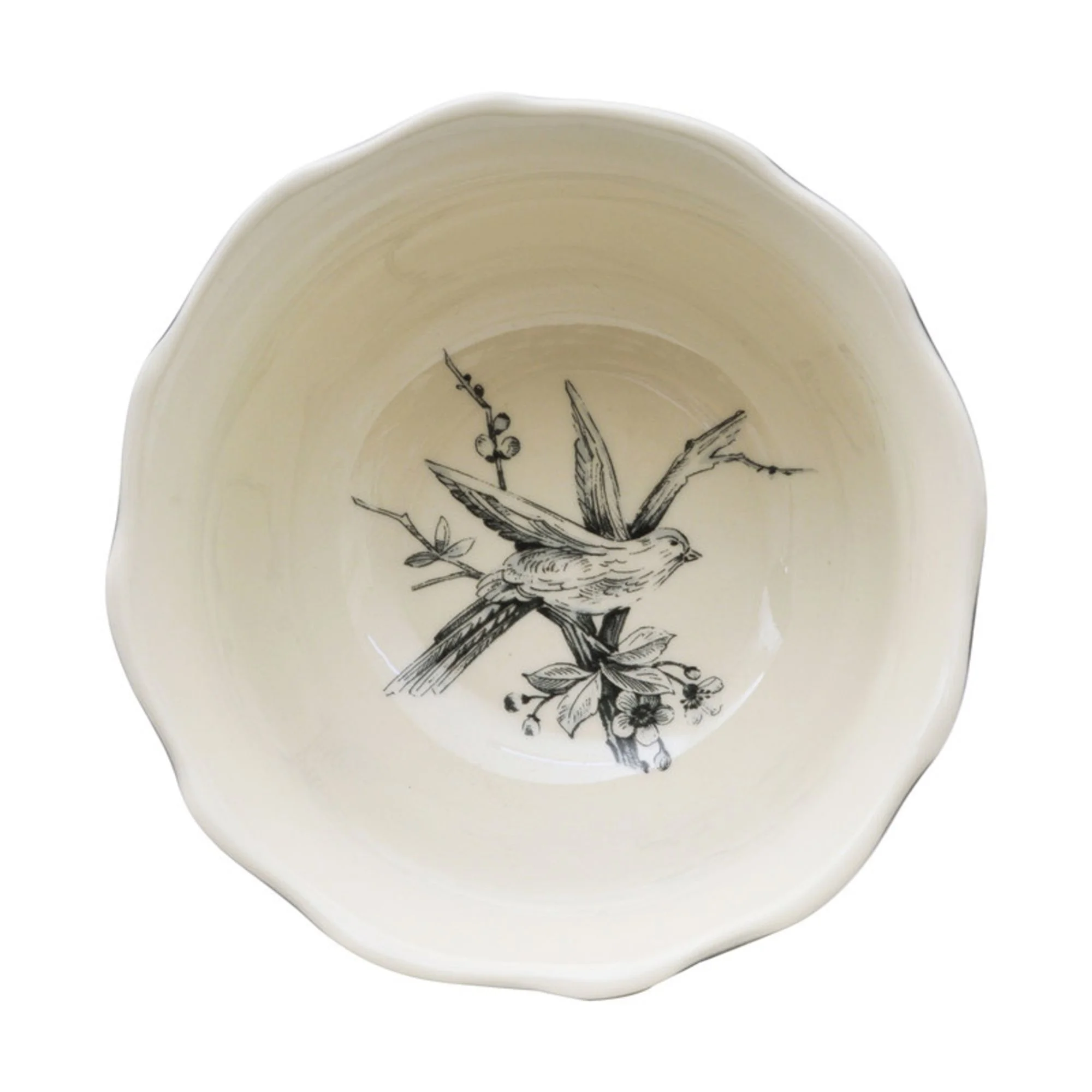 222 Fifth Adelaide Round 16-Piece Porcelain Dinnerware Set, Black Toile - Image 26