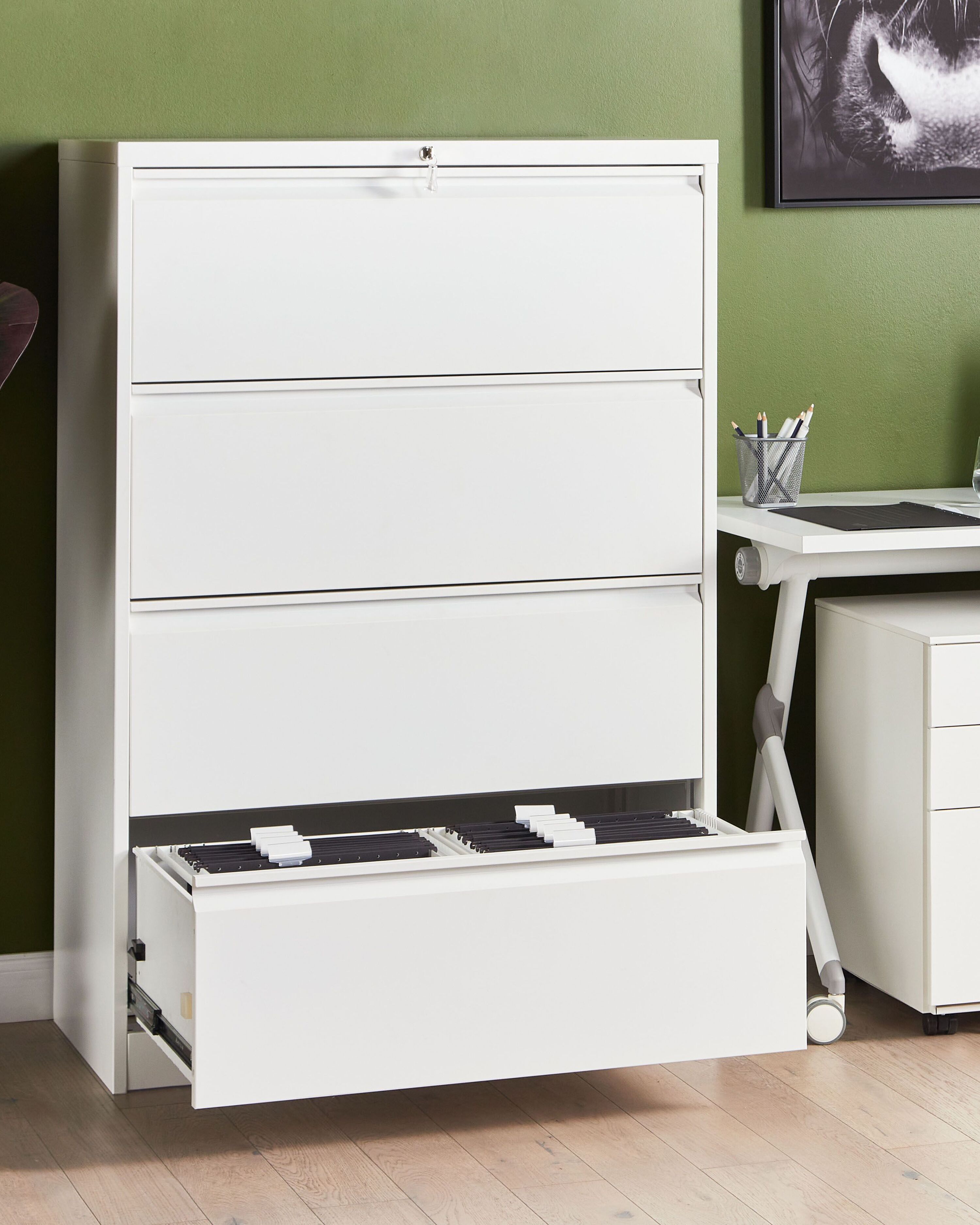 Storage Unit HALITE Metal White