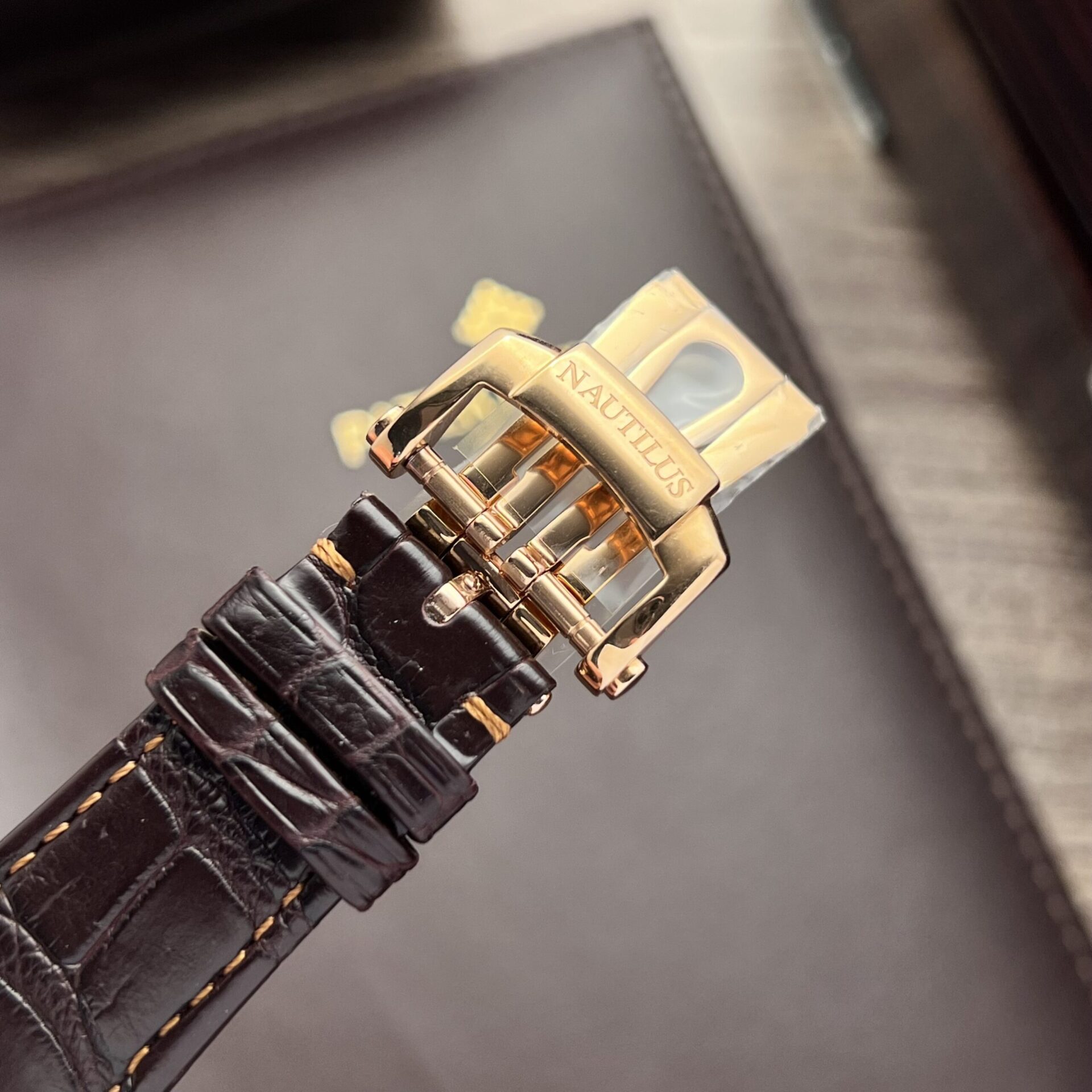 Patek Philippe Nautilus 5711 Replica Watch Leather Strap 3K Factory 40mm - Top club