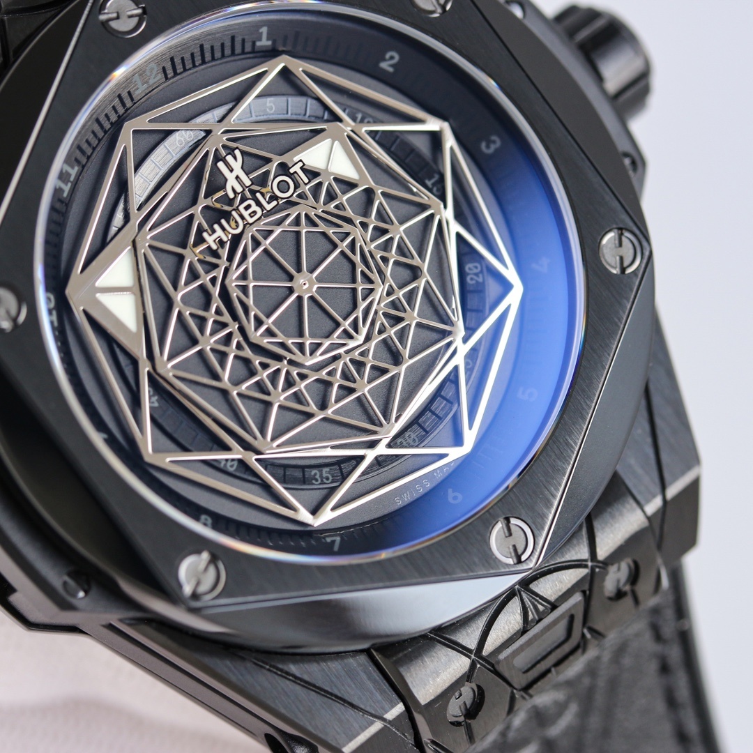 Hublot Big Bang Sang Bleu 45mm Automatic Men's Watch(1:1 replica) - Top club