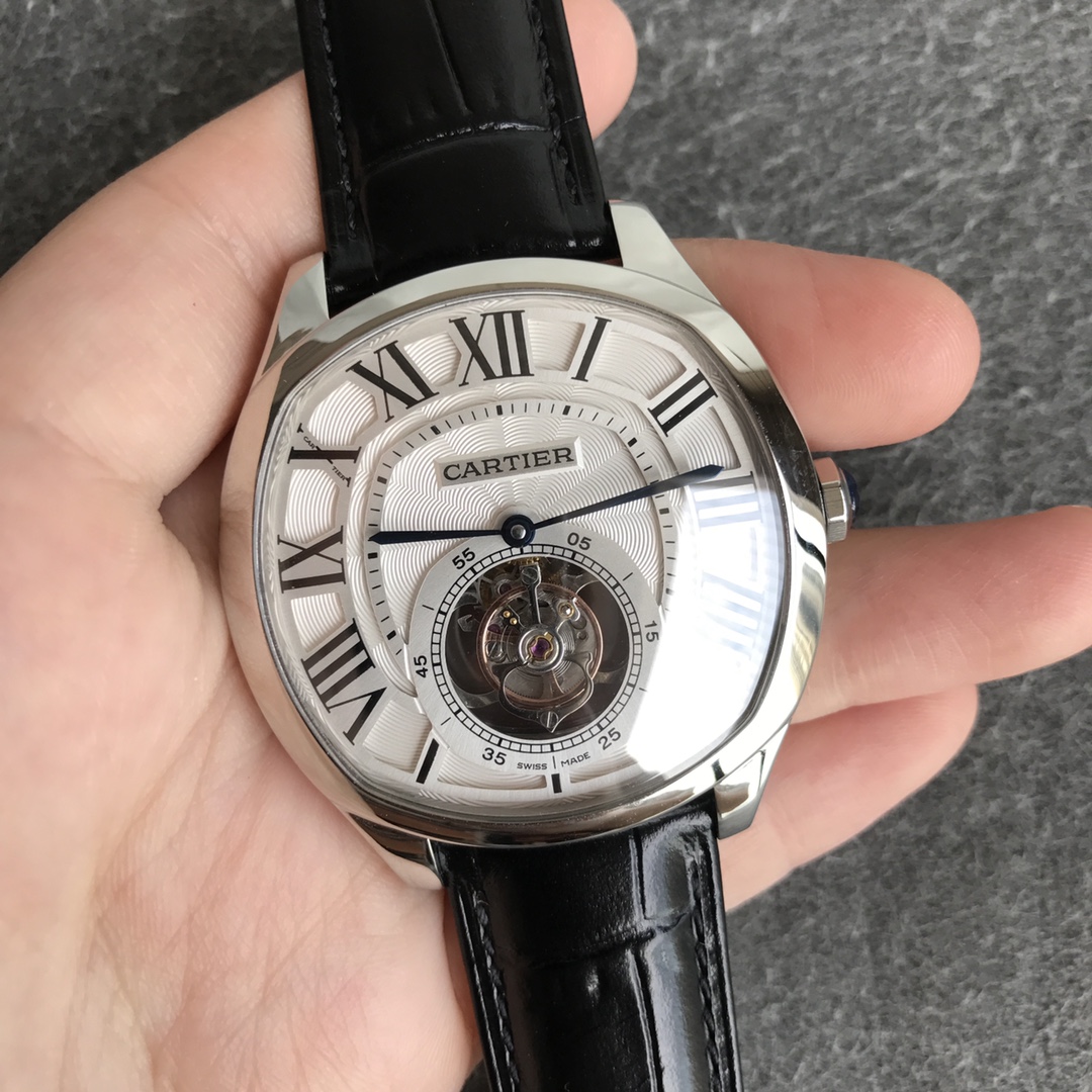 DRIVE DE CARTER - Reference W4100013BBR - Cartier One Piece Tourbillon(1:1 replica) - Top club