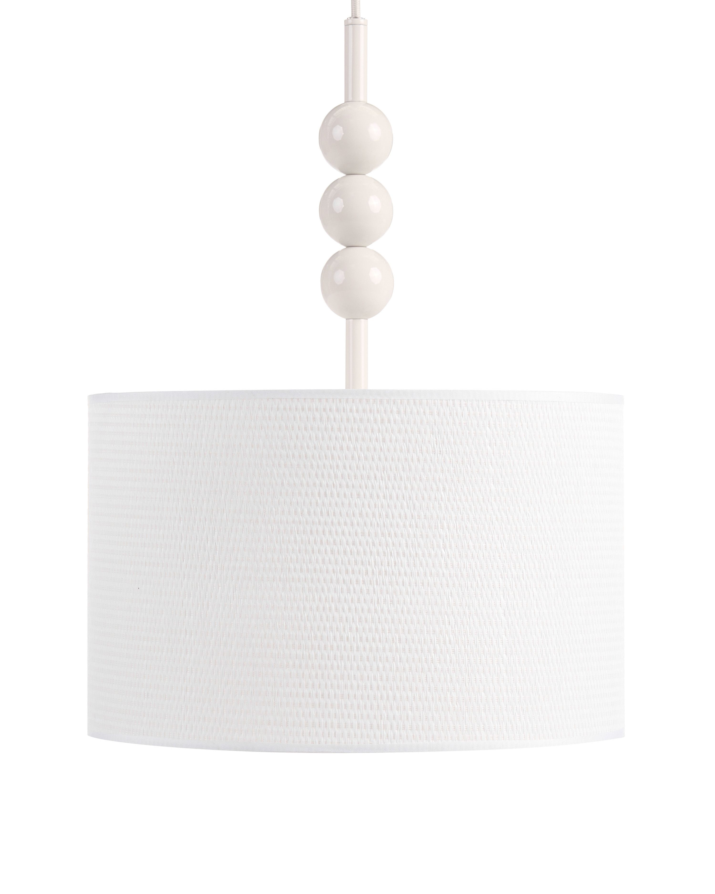 Pendant Lamp LOKY Metal White