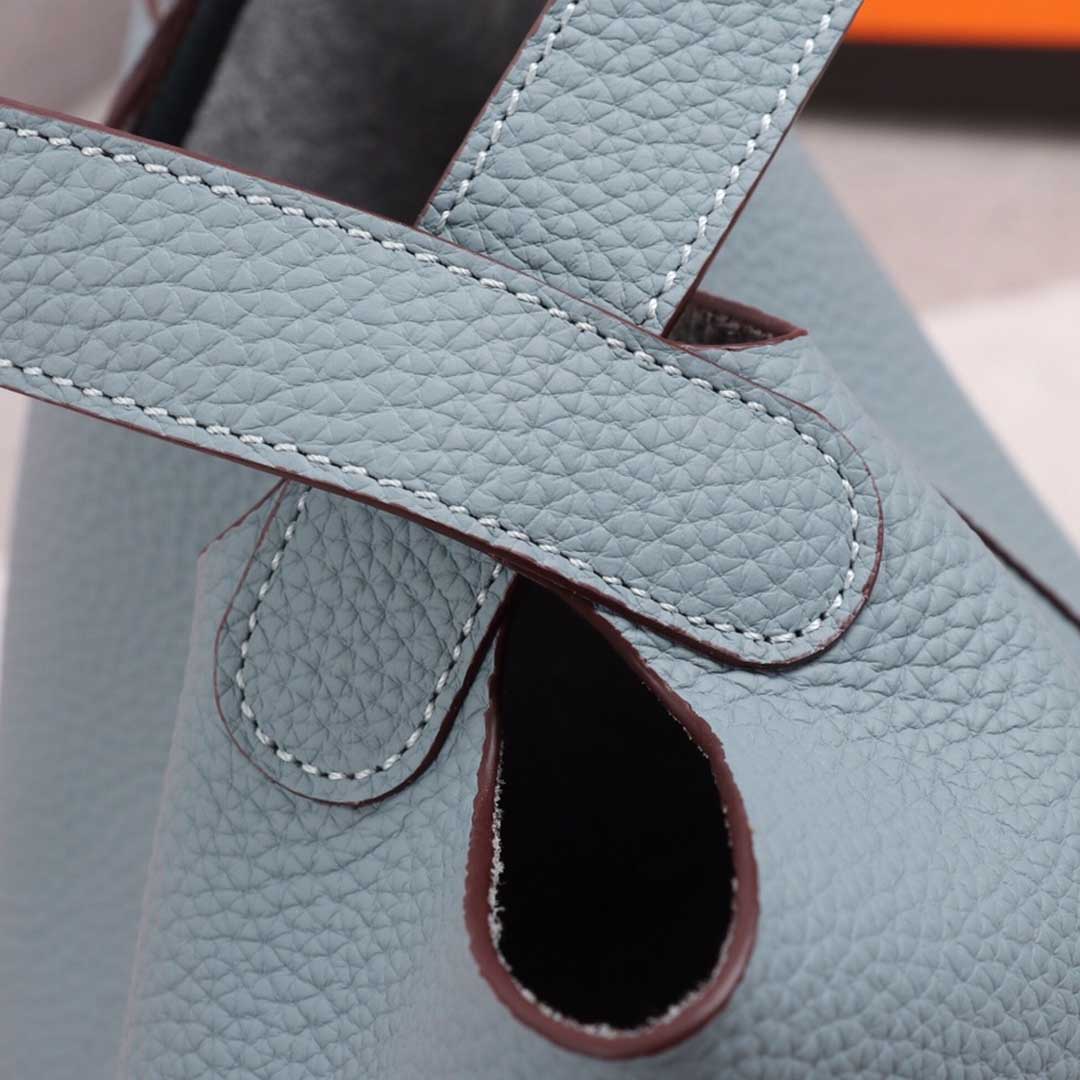 Replica Hermes Aaa-Picotin Lock 22Cm 18Cm Bag Blue/Orange/Pink1:1High-quality replica