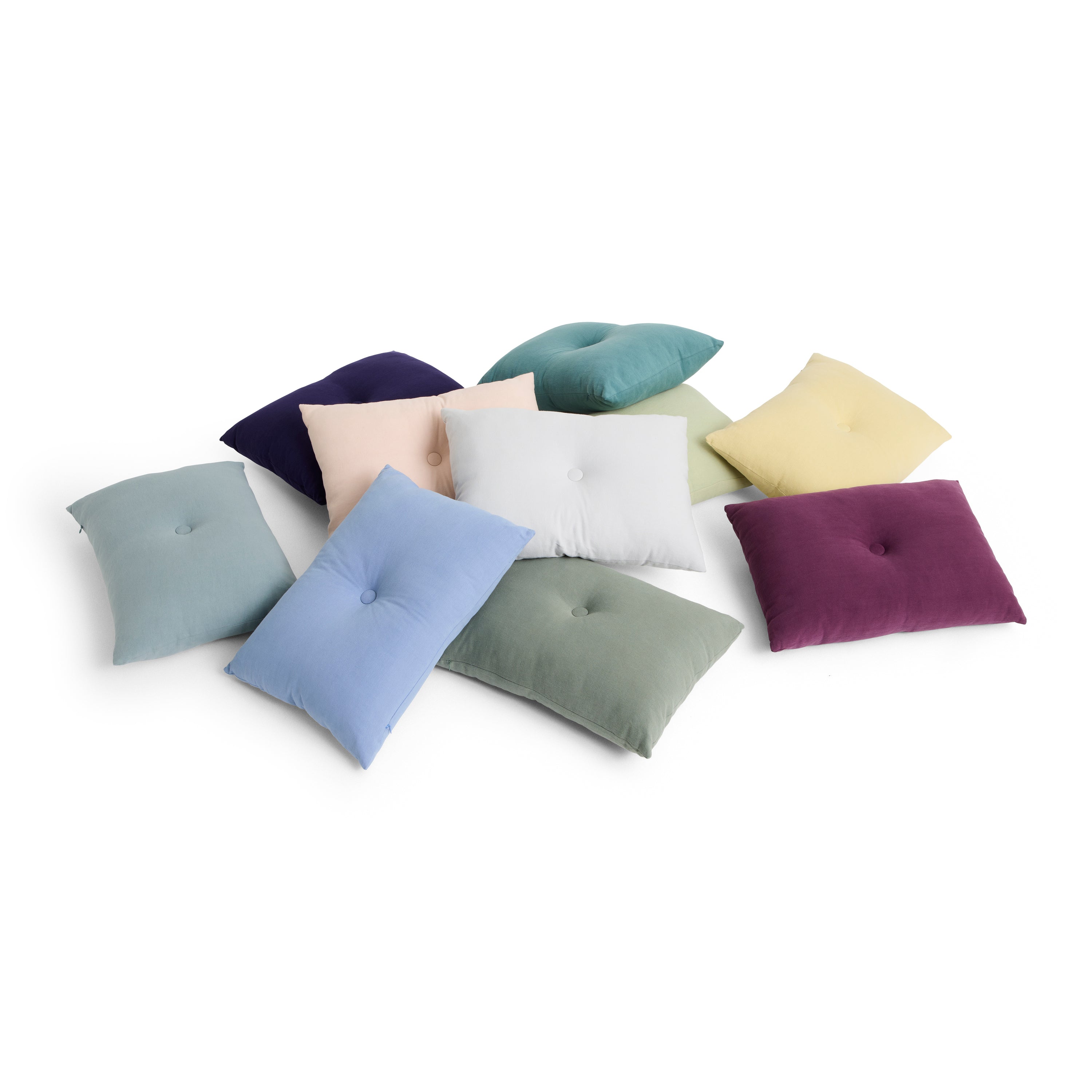 HAY Dot Linen Sierkussen 45 x 60 cm - Donkerblauw
