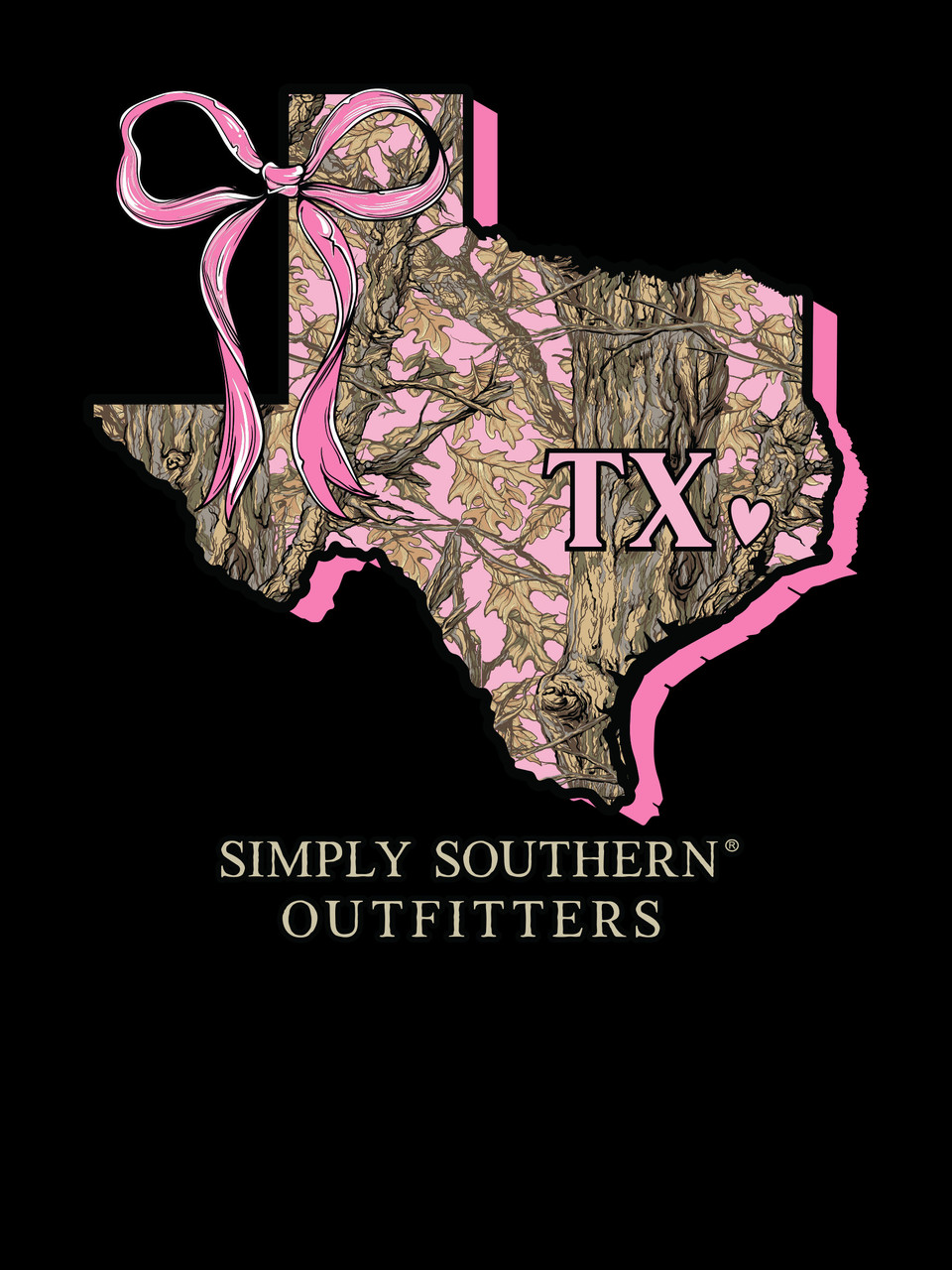 LS-STATE-TX-BLK - Simply Southern Outlet
