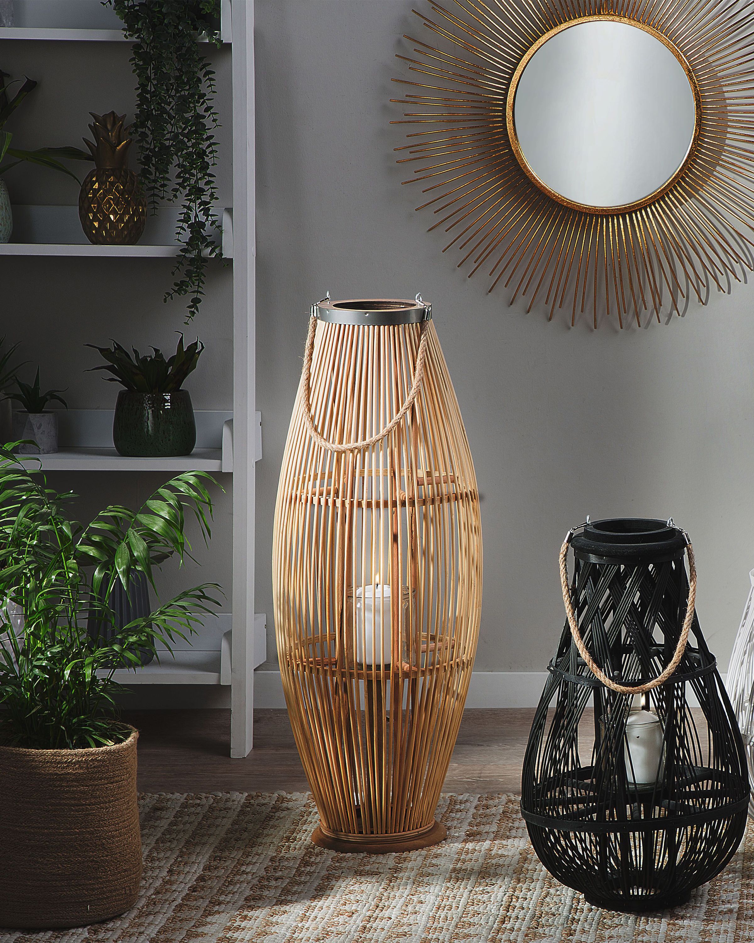 Lantern TAHITI Bamboo 84 cm Natural