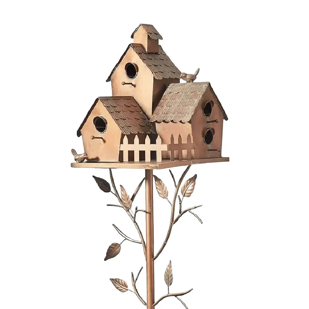 VogelhuisChic | Metalen Tuin Staken Met Paal