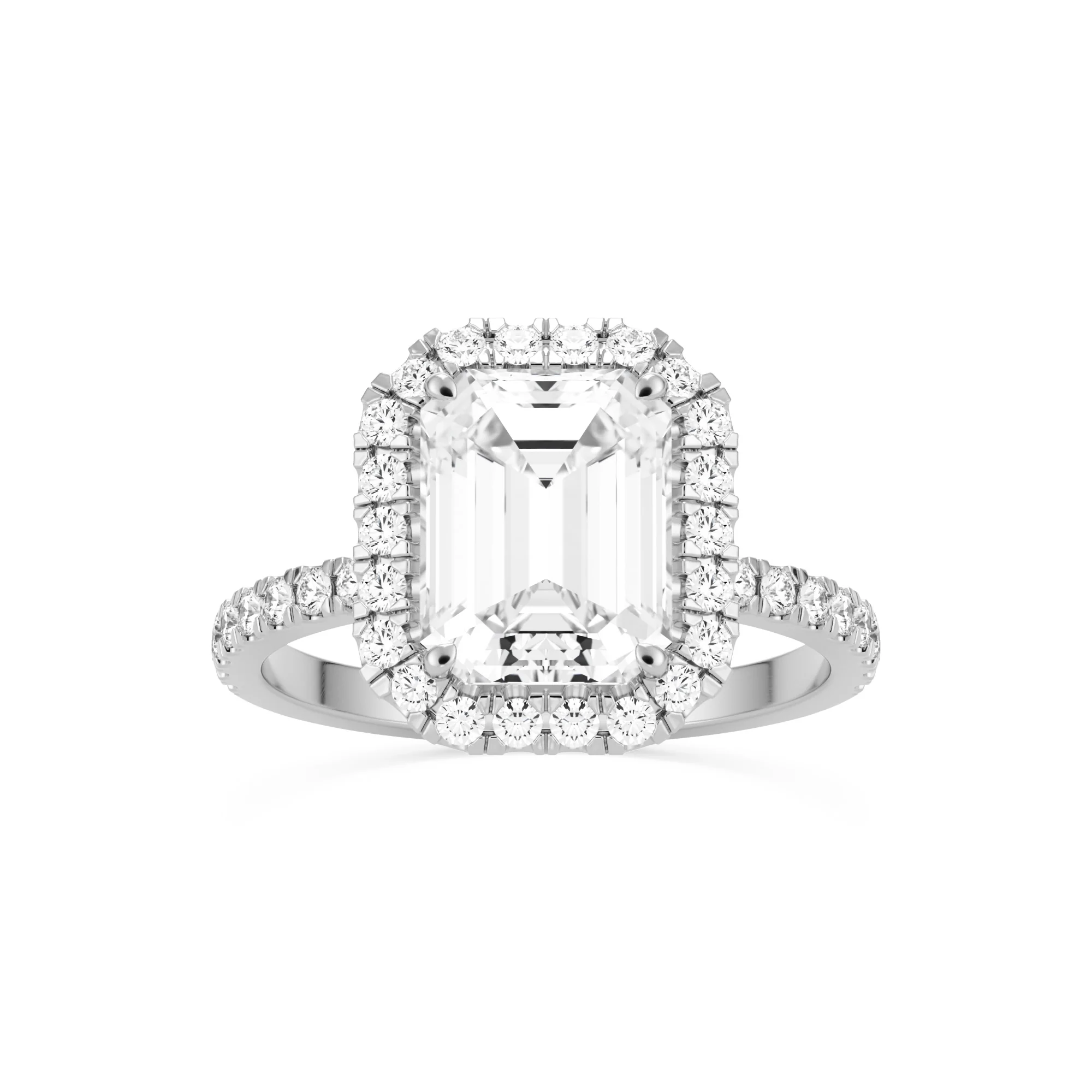 The Emerald Halo Pavé