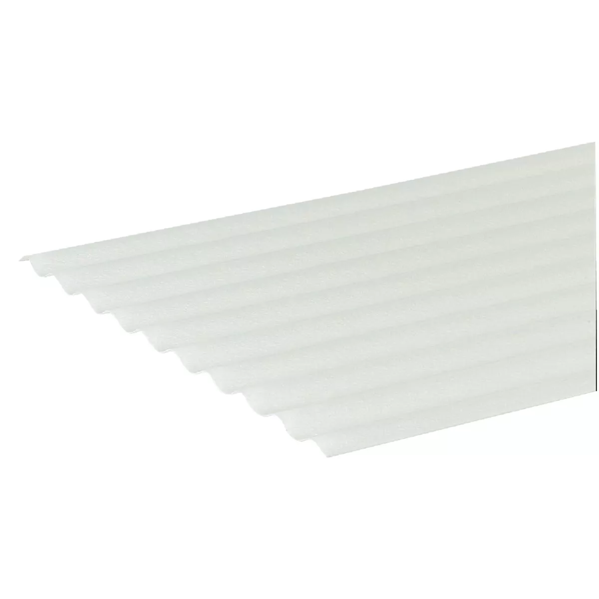 Sequentia WeatherGlaze 26 In. x 8 Ft. White Fiberglass Corrugated Panels