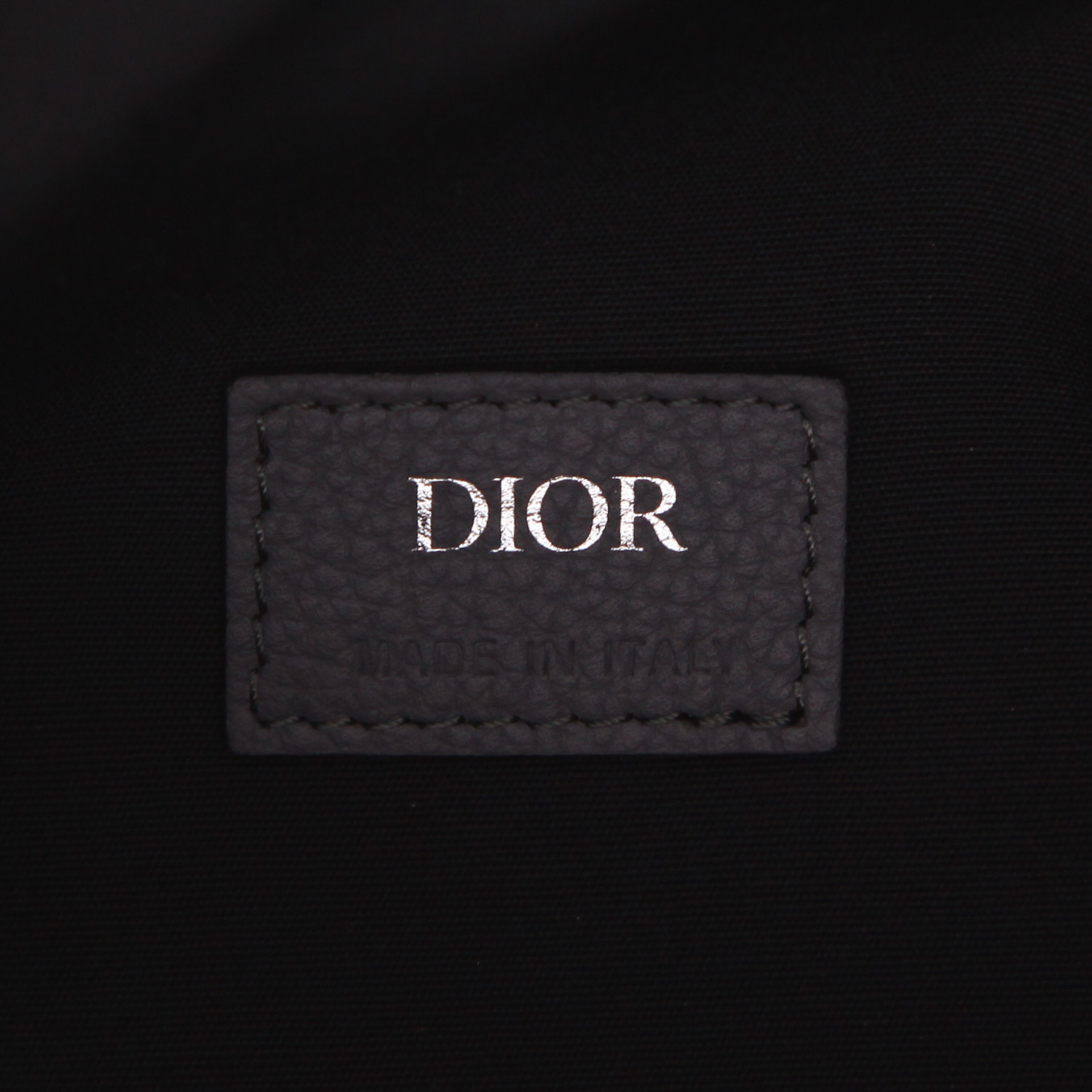 Dior Lingot 26 shoulder bag in grey monogram canvas Oblique and grey leather1:1High-quality replica