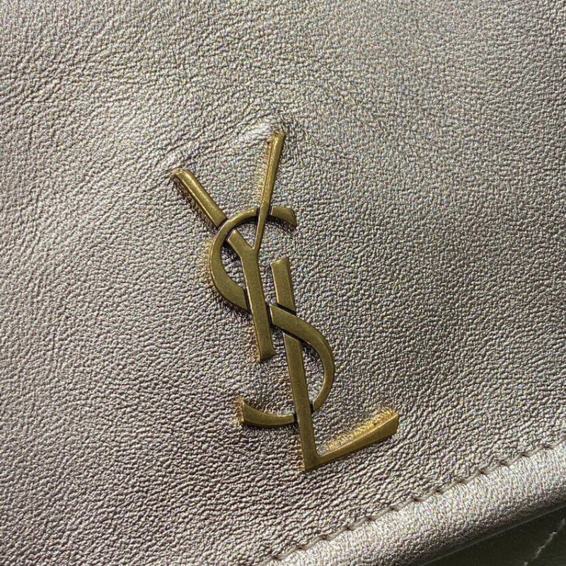 Replica Saint Laurent Nolita Mini Leather Shoulder Bag 672738 Champagne Gold1:1High-quality replica