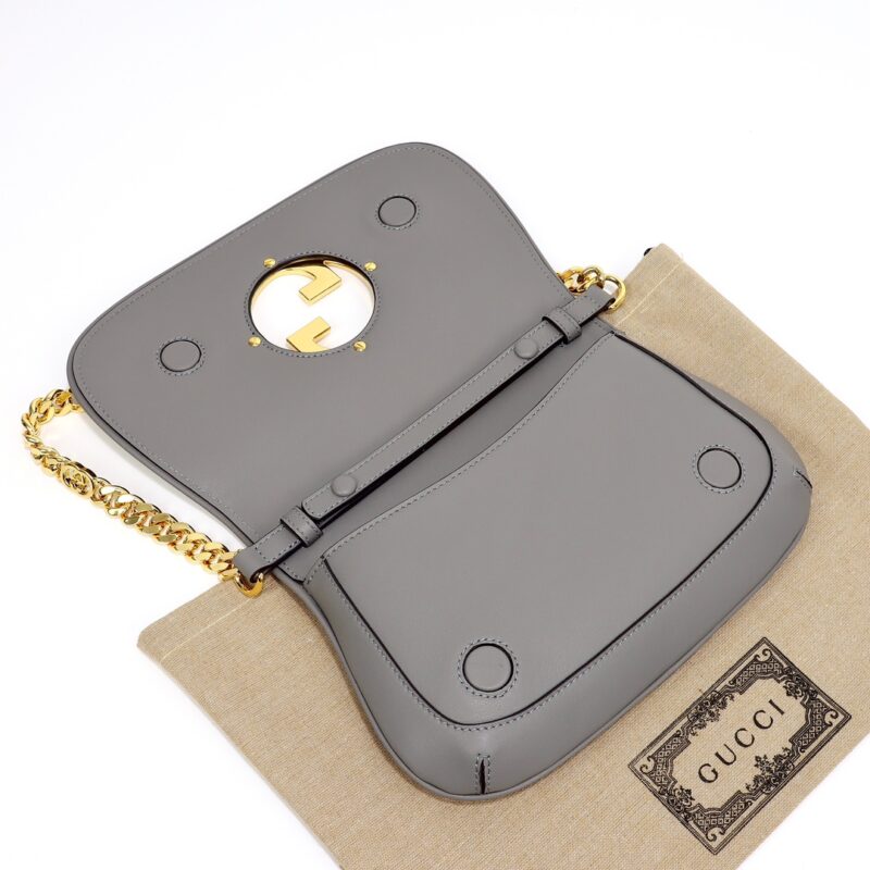 Replica Gucci Blondie Leather Grey1:1High-quality replica