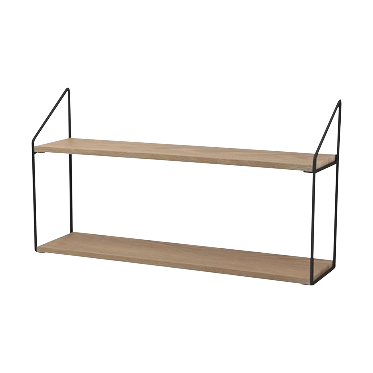 Lisomme Cara houten wandrek naturel - 60 x 33 cm