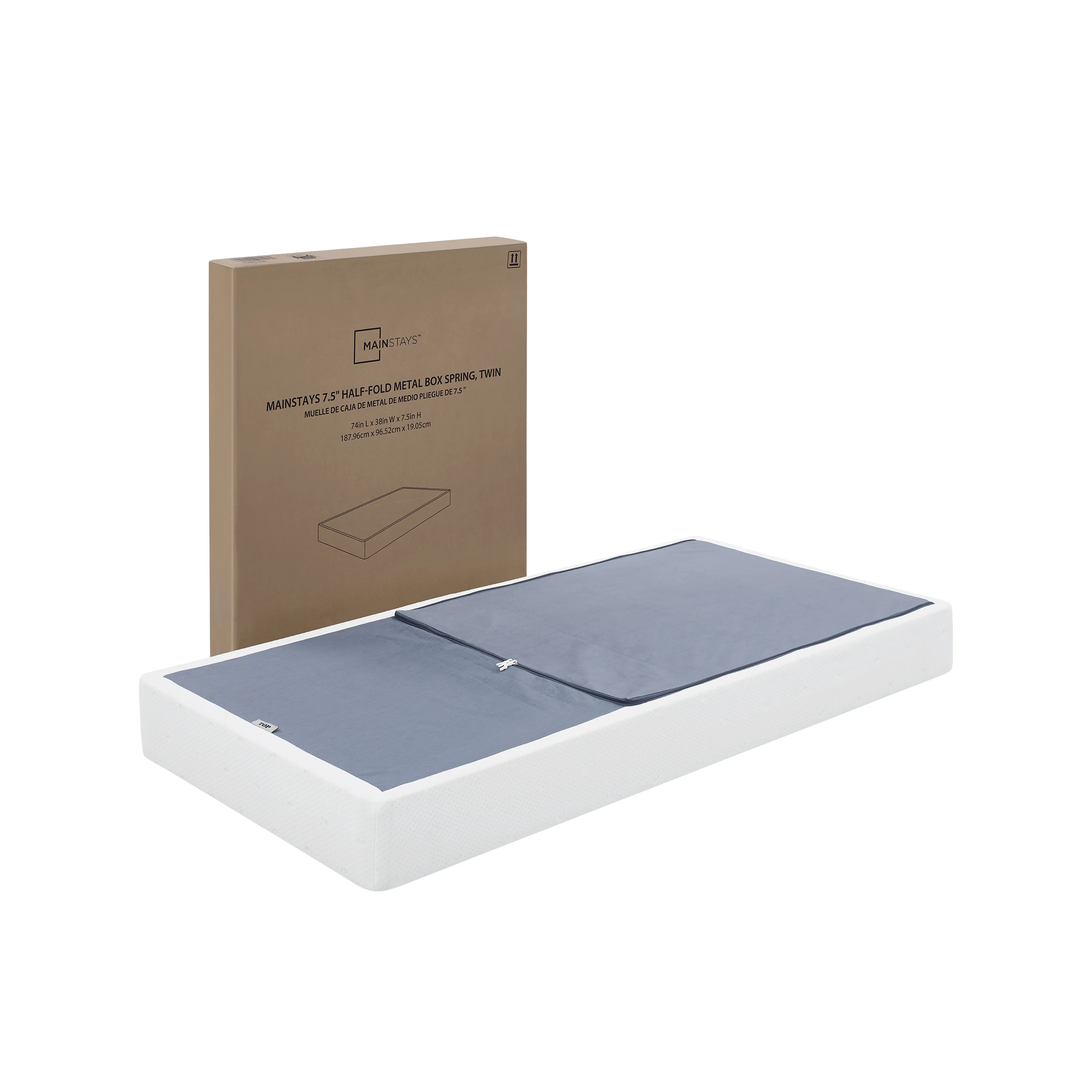 Mainstays 7.5" Half-Fold Metal Box Spring, King - Image 20