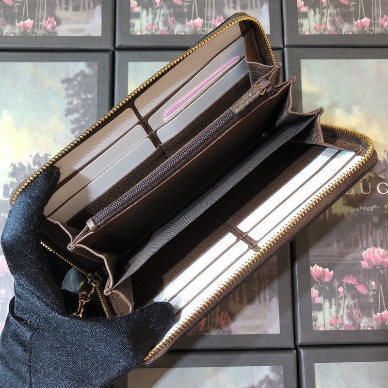 Replica Gucci Ophidia Zip Around Wallet1:1High-quality replica