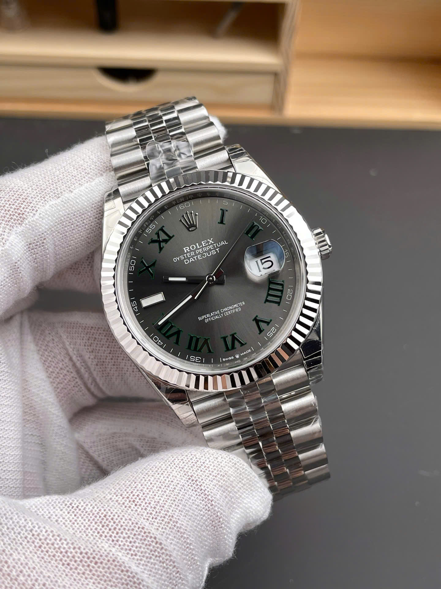 Rolex DateJust 126334 High End Watch Replicas Wimbledon Dial VS Factory Men s 41mm - Elite Watch Atelier