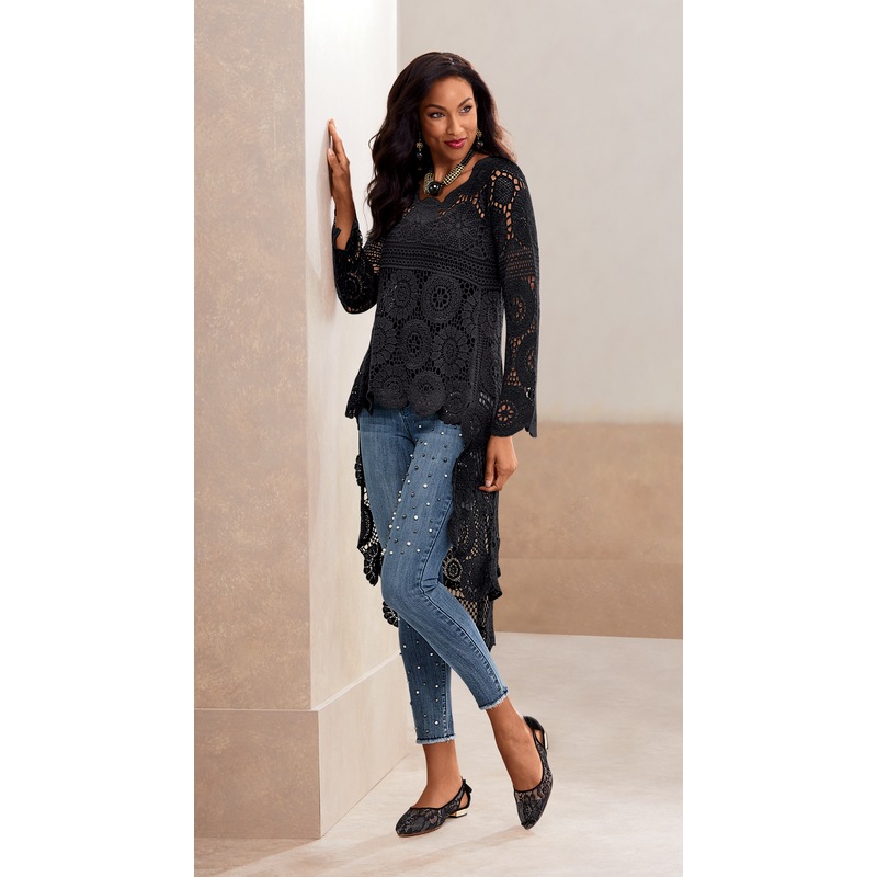 Sunshine and Sea Crochet Tunic - MIDNIGHT VELVET CATALOG
