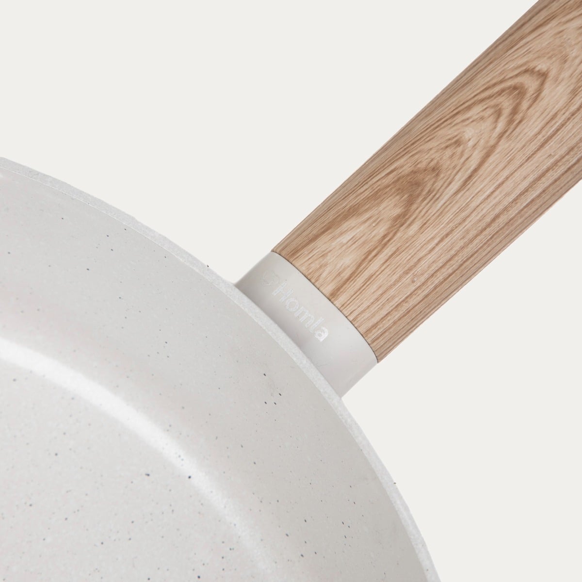 Patelnia LOREBURN z powłoką ceramiczną śmietankowa 28 cm